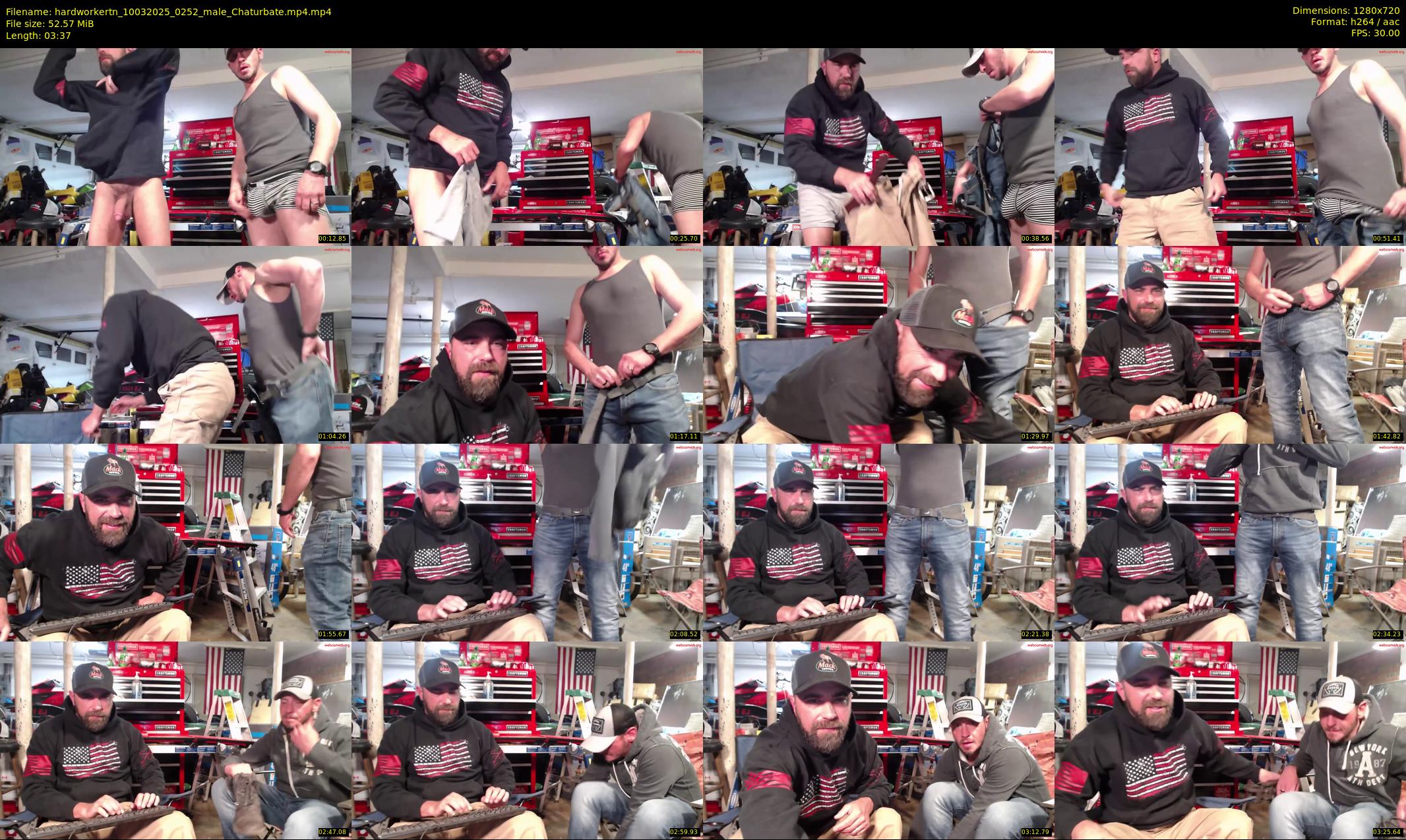 hardworkertn — 4 minute Chaturbate male cam show recording, 720p, Mar 10, 2025
