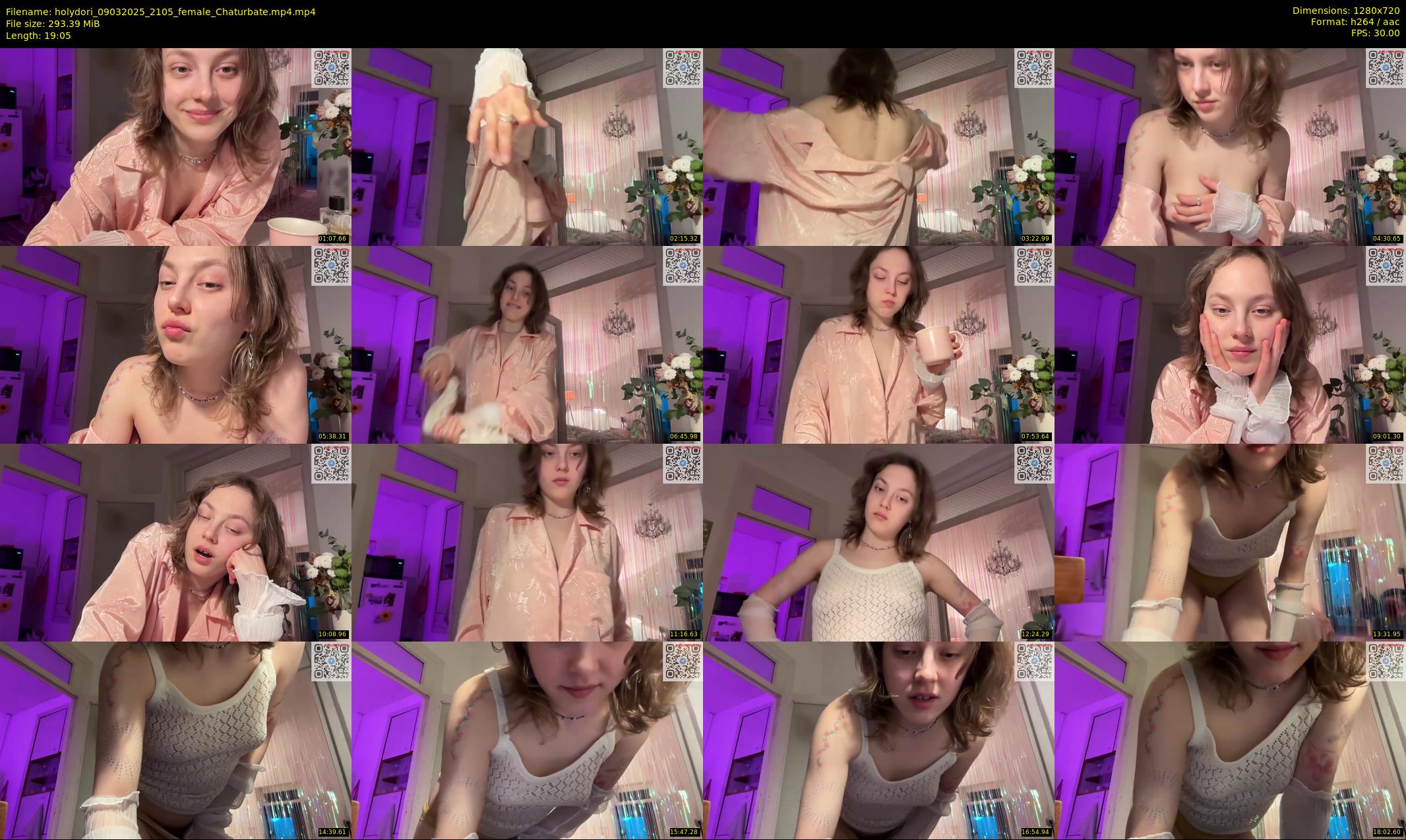 holydori — 20 minute Chaturbate female cam show recording, 720p, Mar 9, 2025