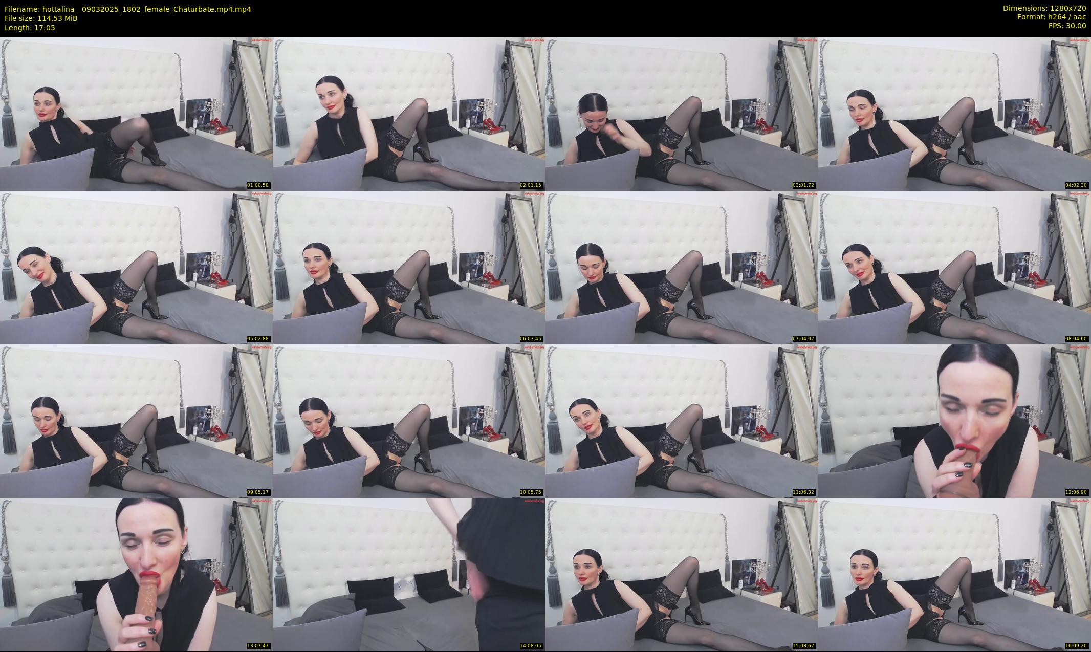 hottalina_ — 18 minute Chaturbate female cam show recording, 720p, Mar 9, 2025