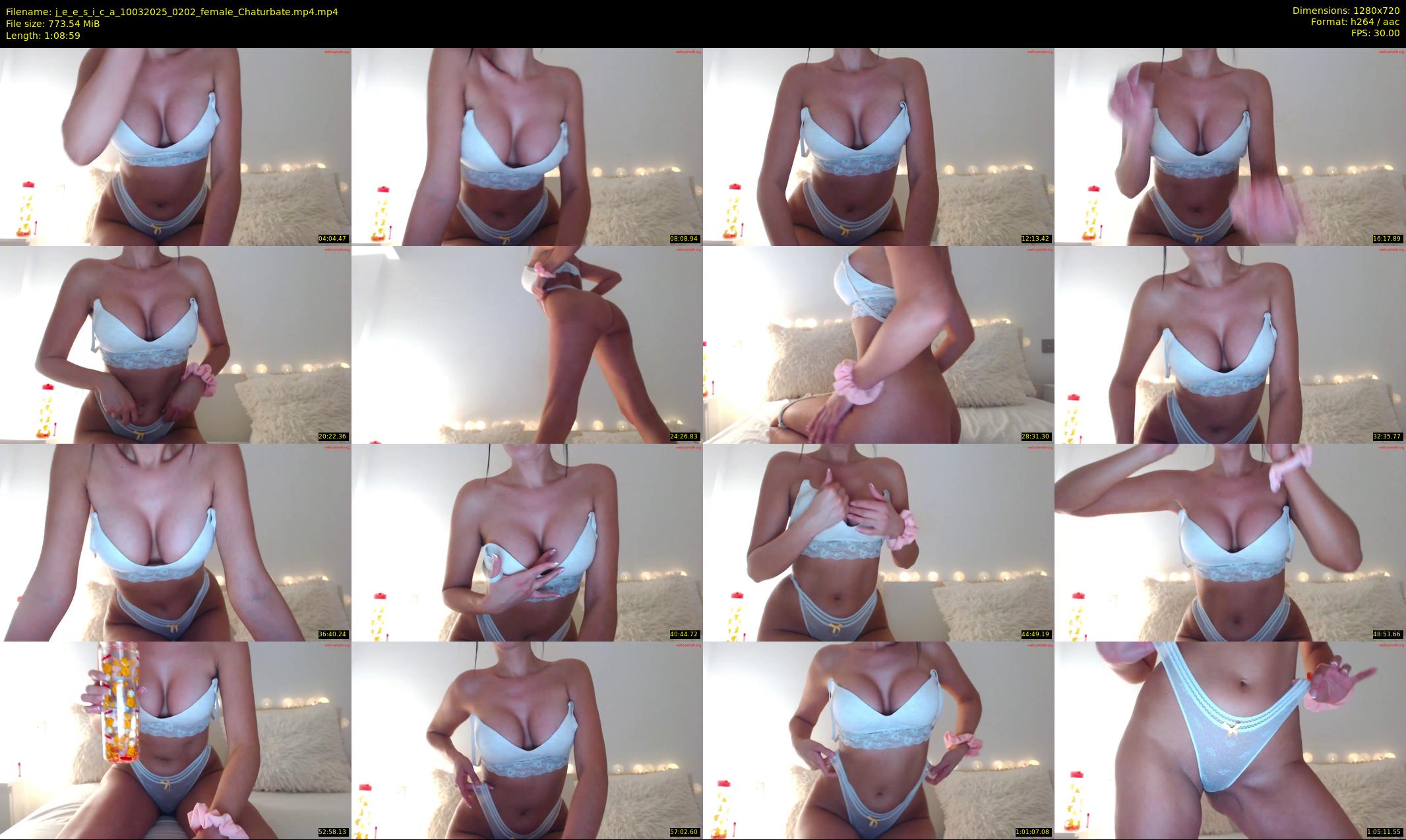 j_e_e_s_i_c_a — 69 minute Chaturbate female cam show recording, 720p, Mar 10, 2025