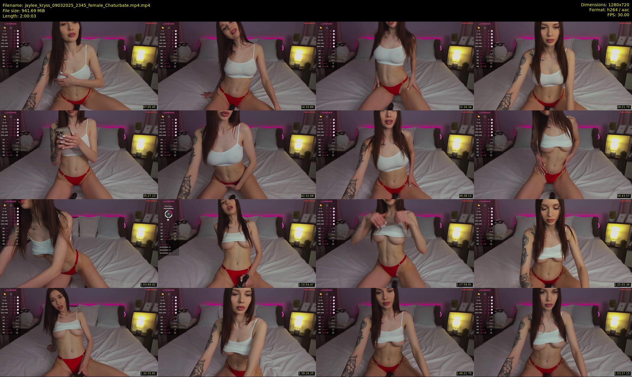 jaylee_kryss — 121 minute Chaturbate female cam show recording, 720p, Mar 9, 2025