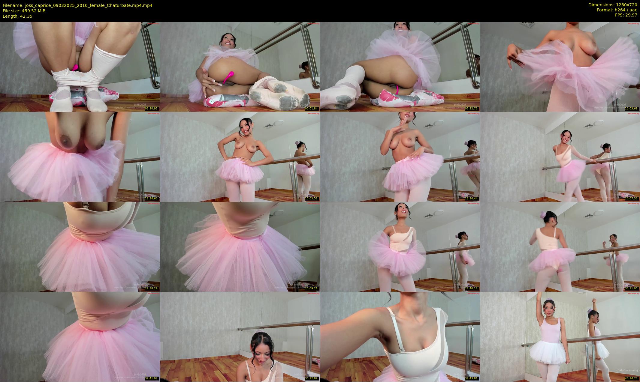 joss_caprice — 43 minute Chaturbate female cam show recording, 720p, Mar 9, 2025