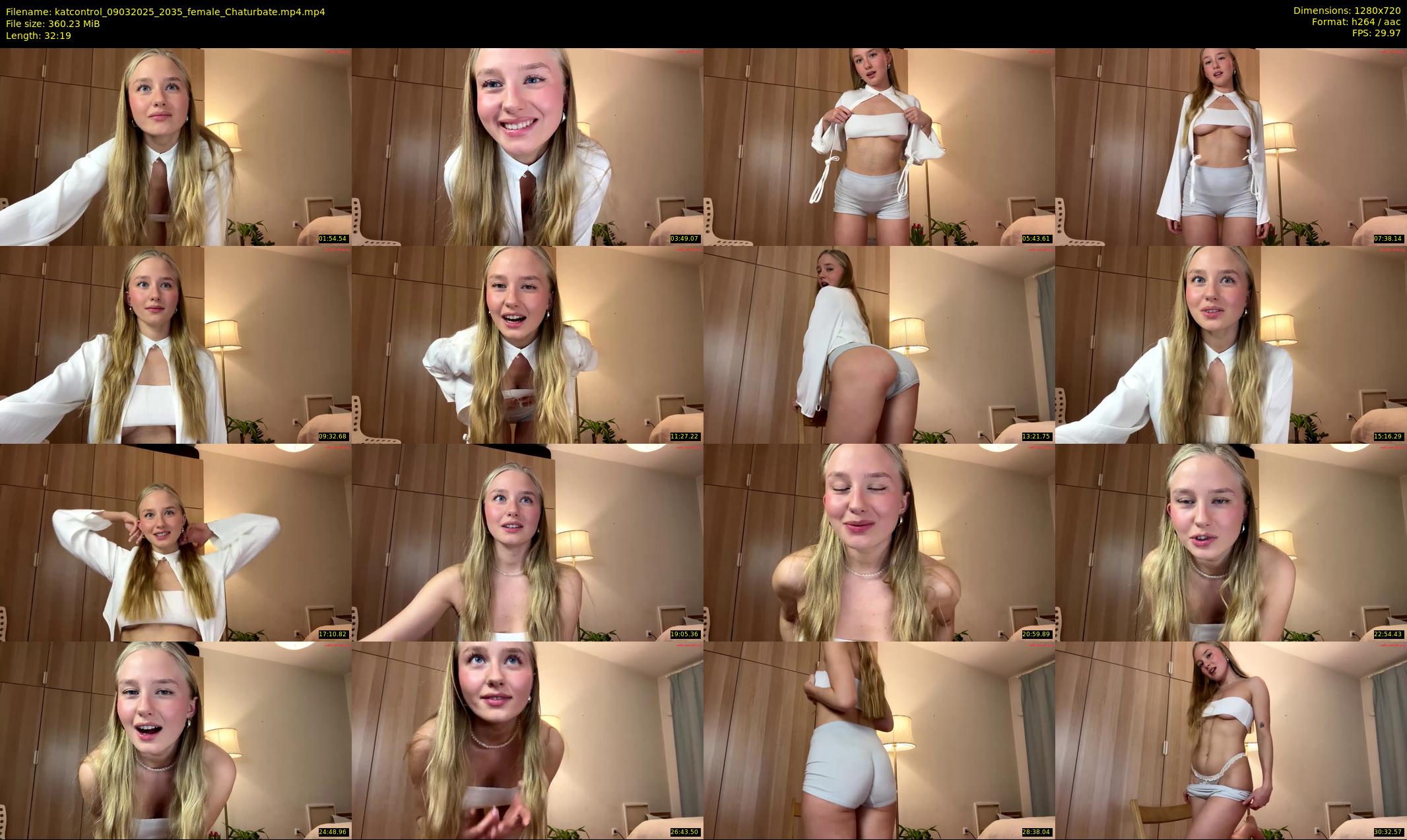 katcontrol — 33 minute Chaturbate female cam show recording, 720p, Mar 9, 2025