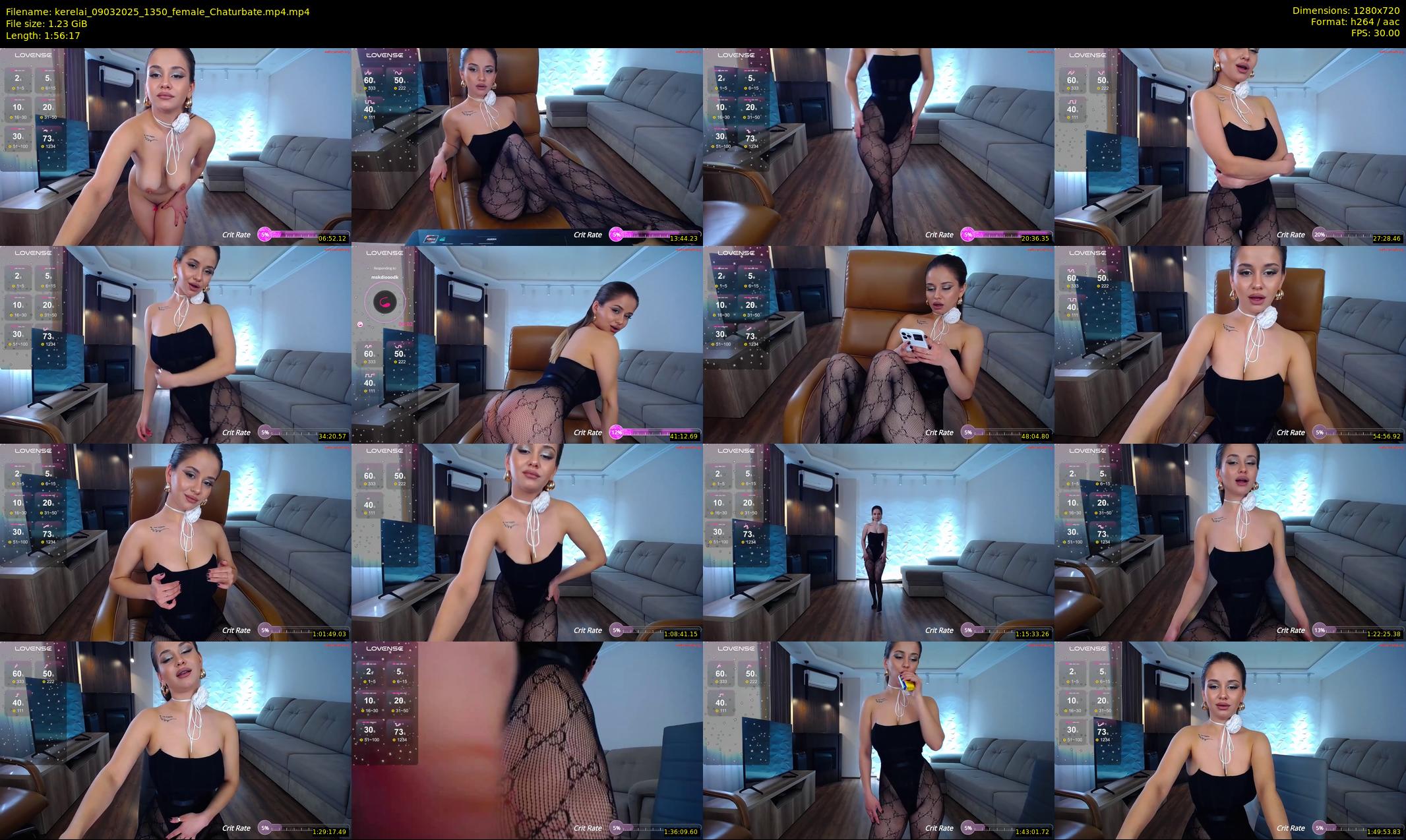 kerelai — 117 minute Chaturbate female cam show recording, 720p, Mar 9, 2025