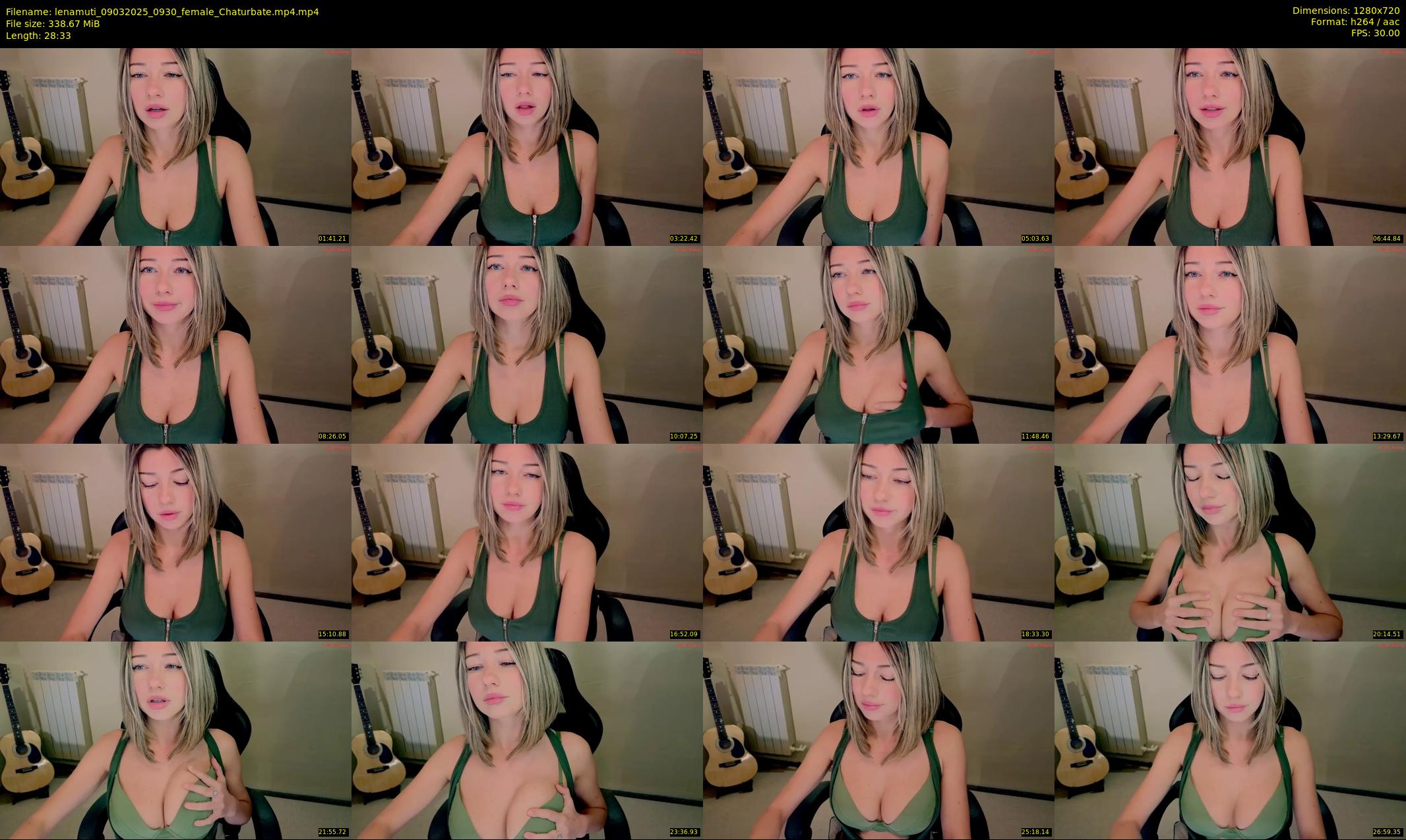 lenamuti — 29 minute Chaturbate female cam show recording, 720p, Mar 9, 2025