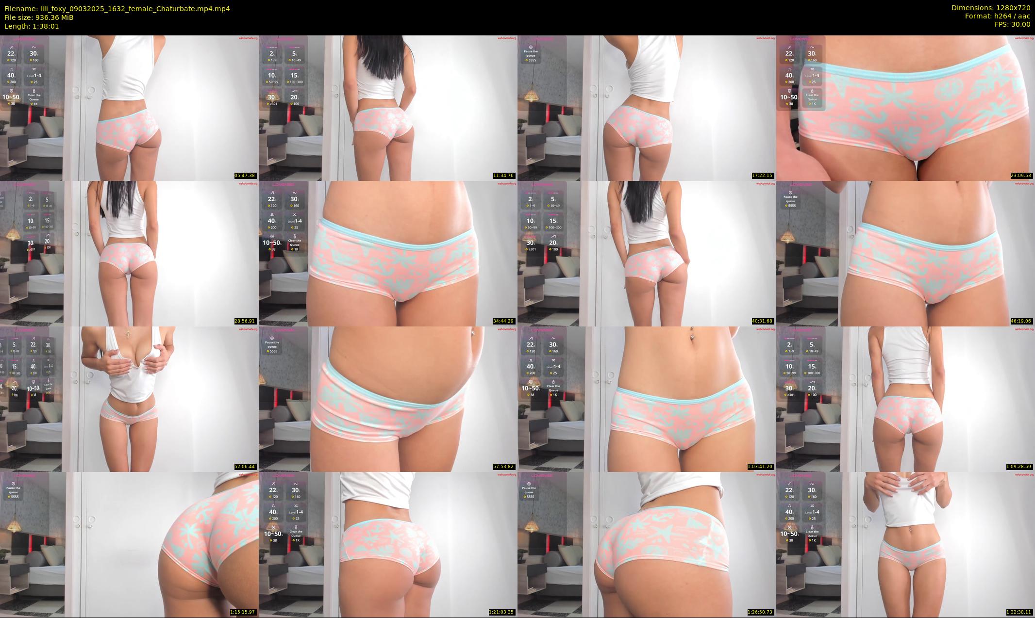 lili_foxy — 99 minute Chaturbate female cam show recording, 720p, Mar 9, 2025
