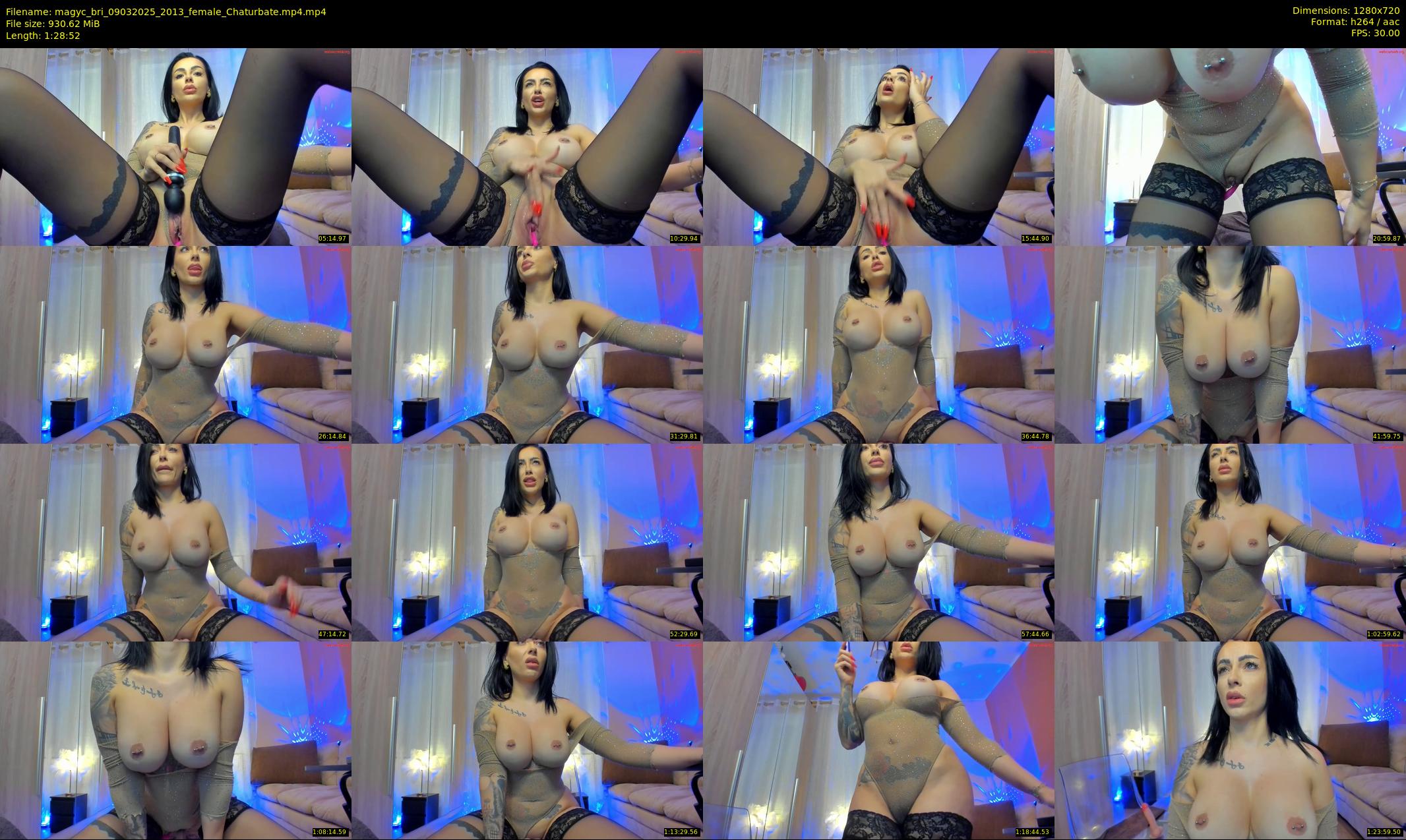 magyc_bri — 89 minute Chaturbate female cam show recording, 720p, Mar 9, 2025