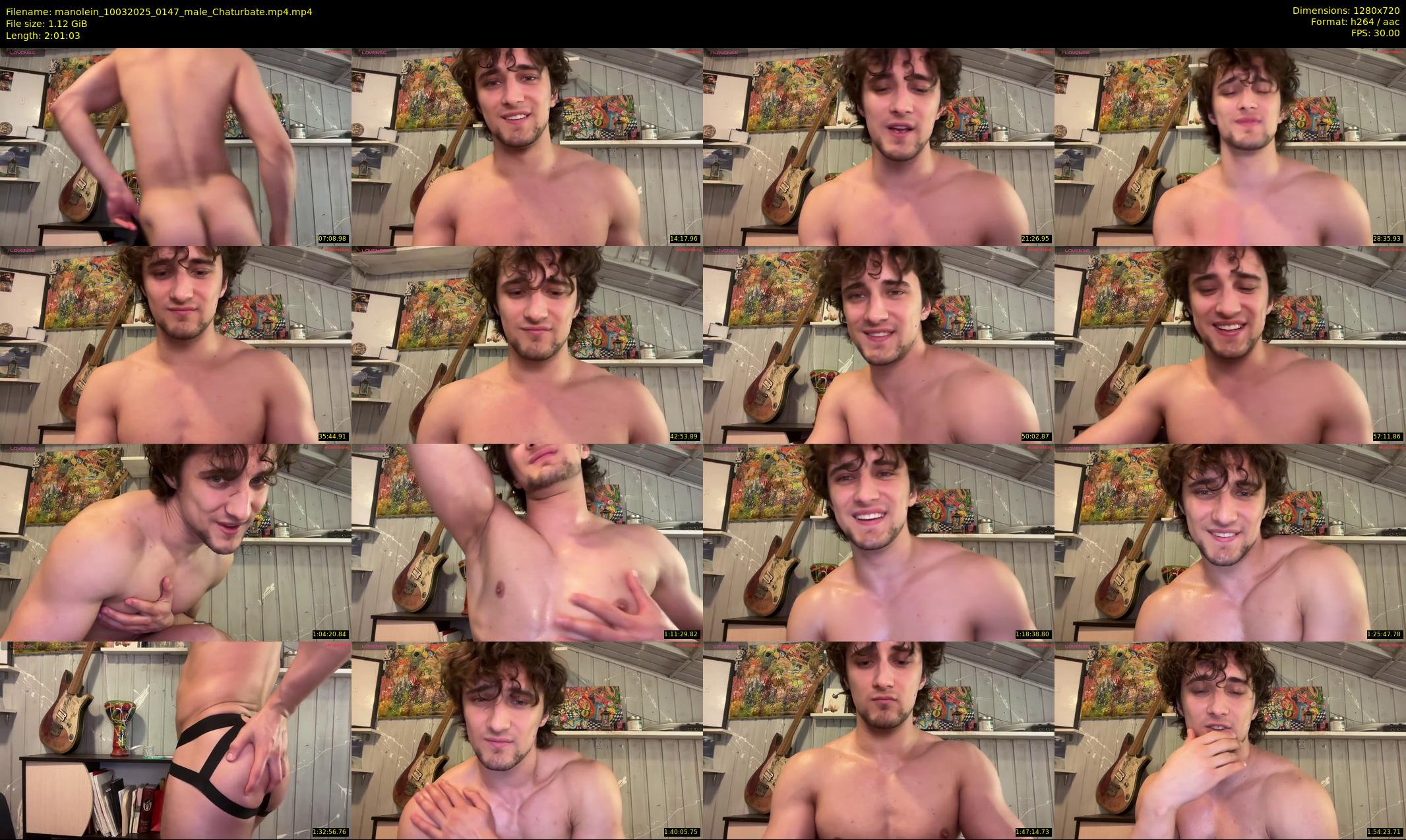 manolein — 122 minute Chaturbate male cam show recording, 720p, Mar 10, 2025