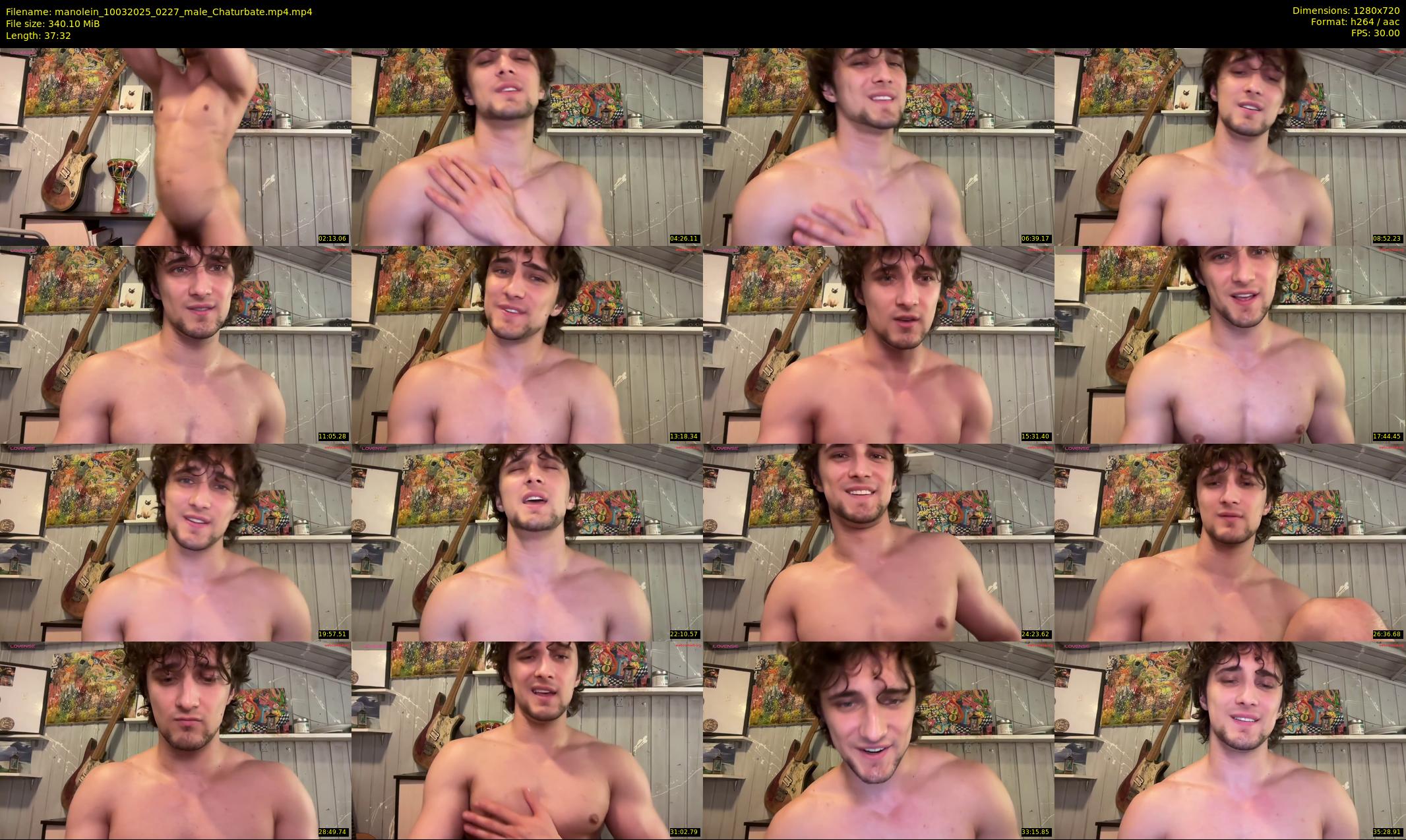 manolein — 38 minute Chaturbate male cam show recording, 720p, Mar 10, 2025