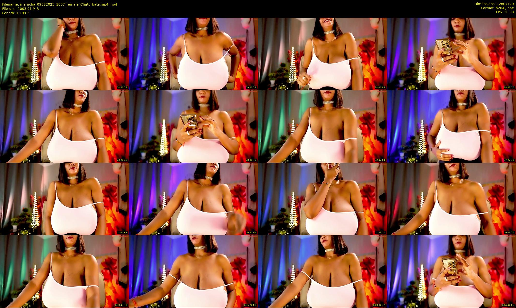 mariicha — 80 minute Chaturbate female cam show recording, 720p, Mar 9, 2025