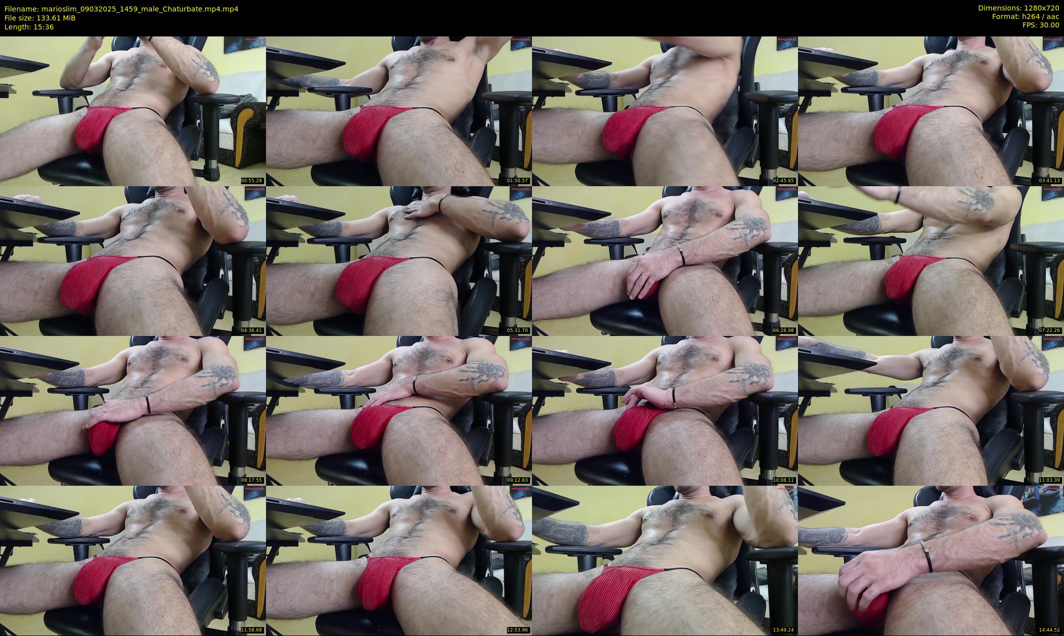 marioslim — 16 minute Chaturbate male cam show recording, 720p, Mar 9, 2025