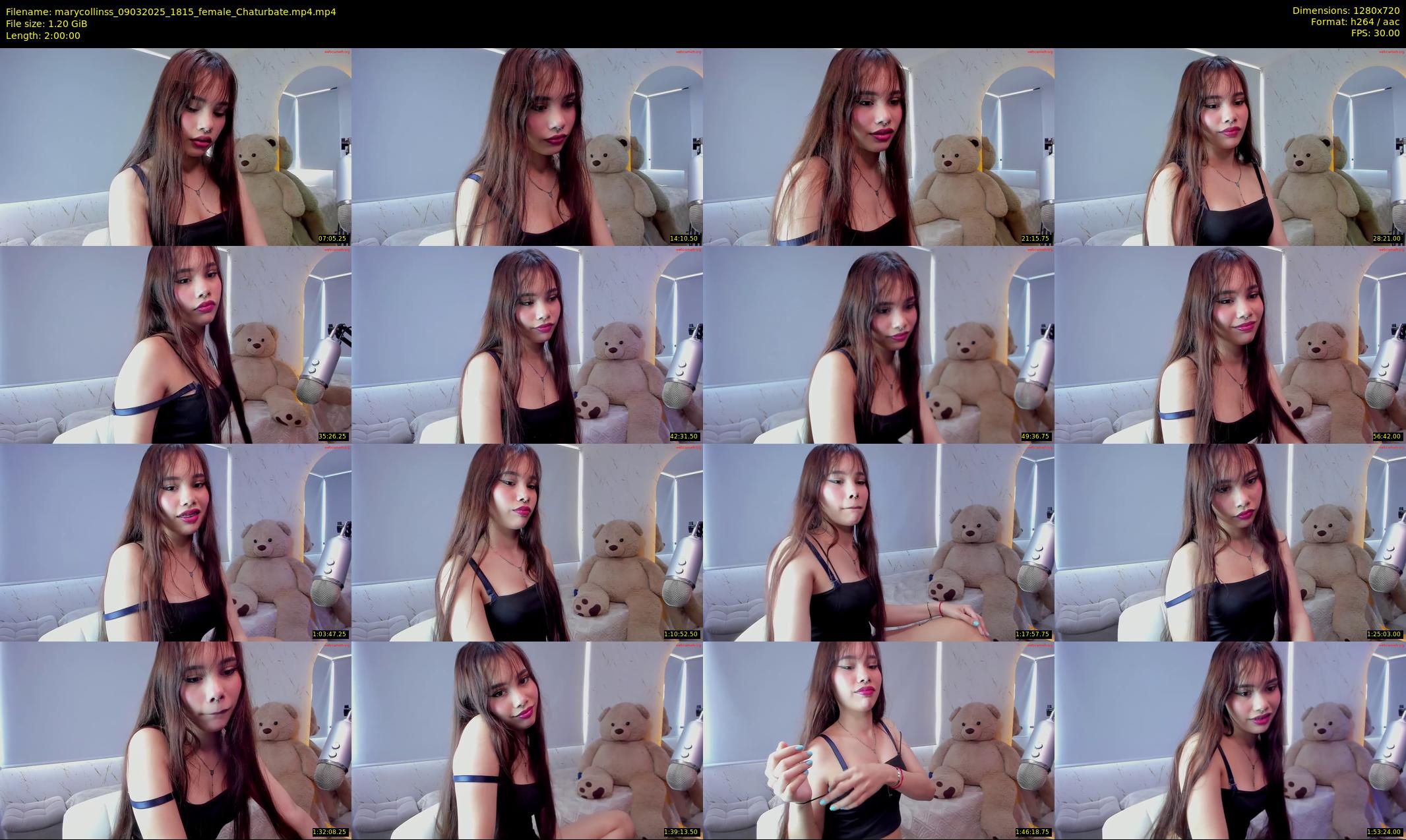 marycollinss — 120 minute Chaturbate female cam show recording, 720p, Mar 9, 2025