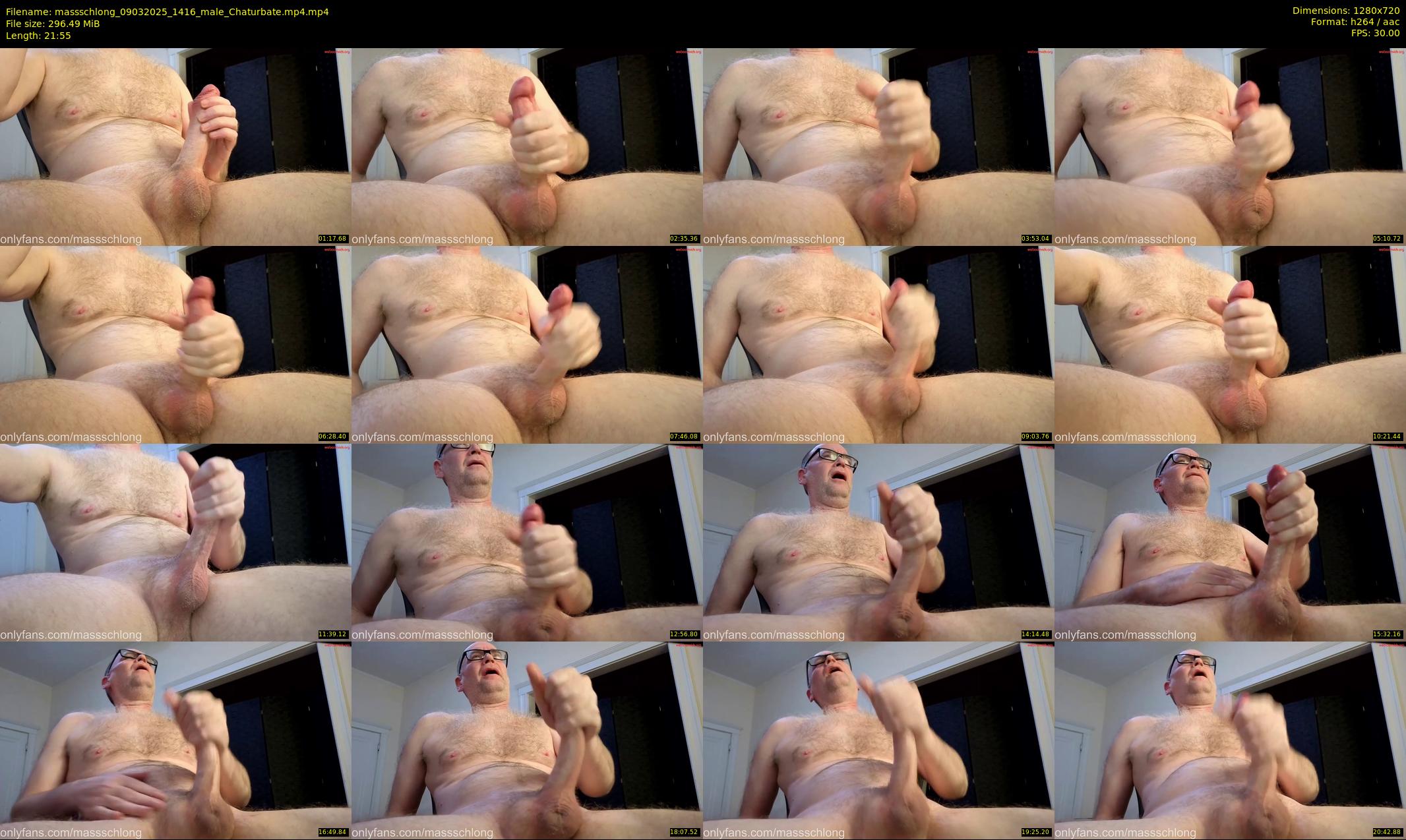 massschlong — 22 minute Chaturbate male cam show recording, 720p, Mar 9, 2025