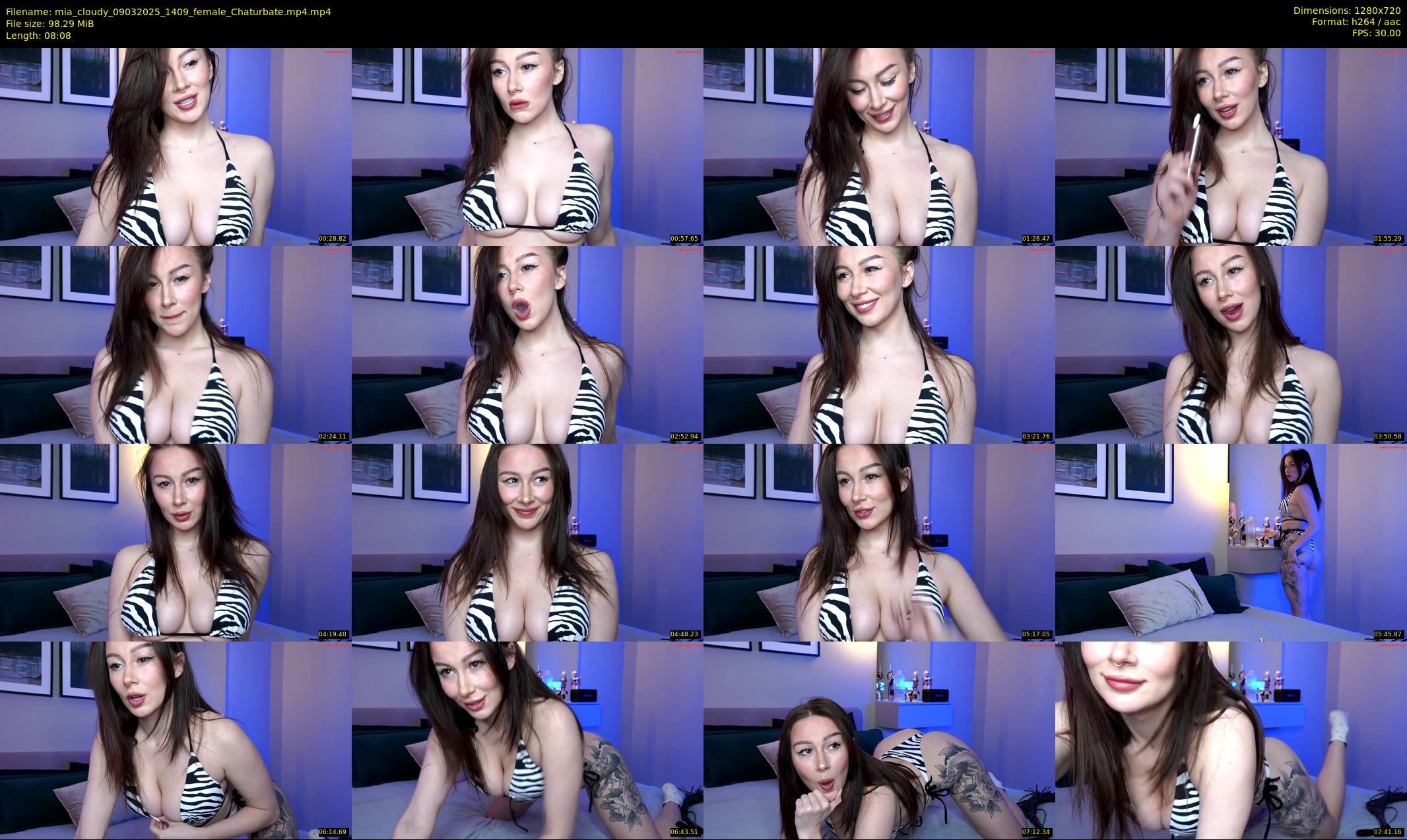 mia_cloudy — 9 minute Chaturbate female cam show recording, 720p, Mar 9, 2025