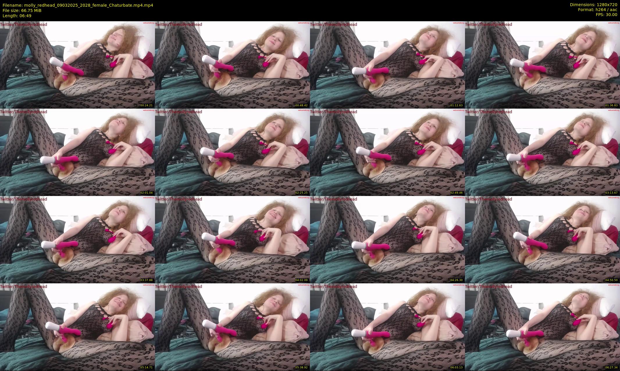 molly_redhead — 7 minute Chaturbate female cam show recording, 720p, Mar 9, 2025
