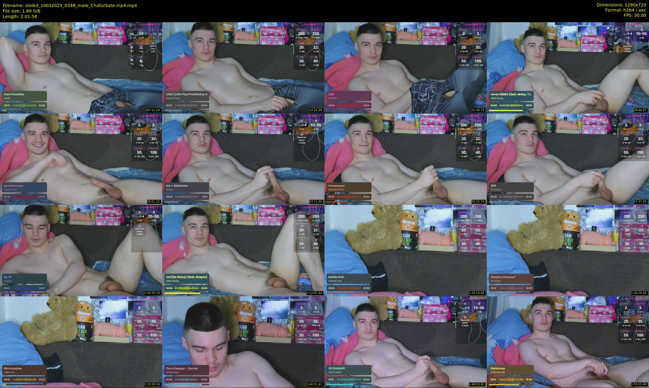 ololkd — 122 minute Chaturbate male cam show recording, 720p, Mar 10, 2025