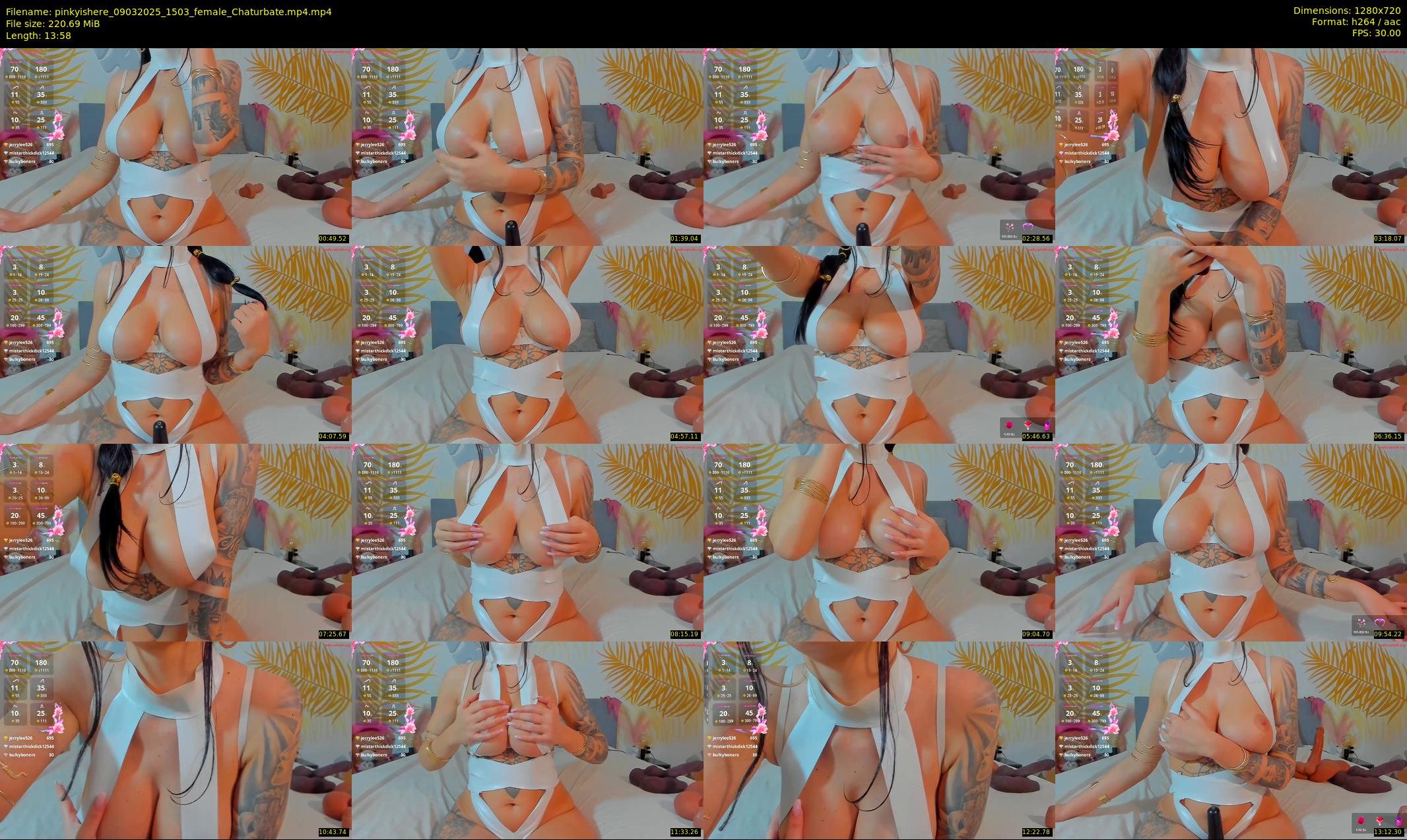 pinkyishere — 14 minute Chaturbate female cam show recording, 720p, Mar 9, 2025
