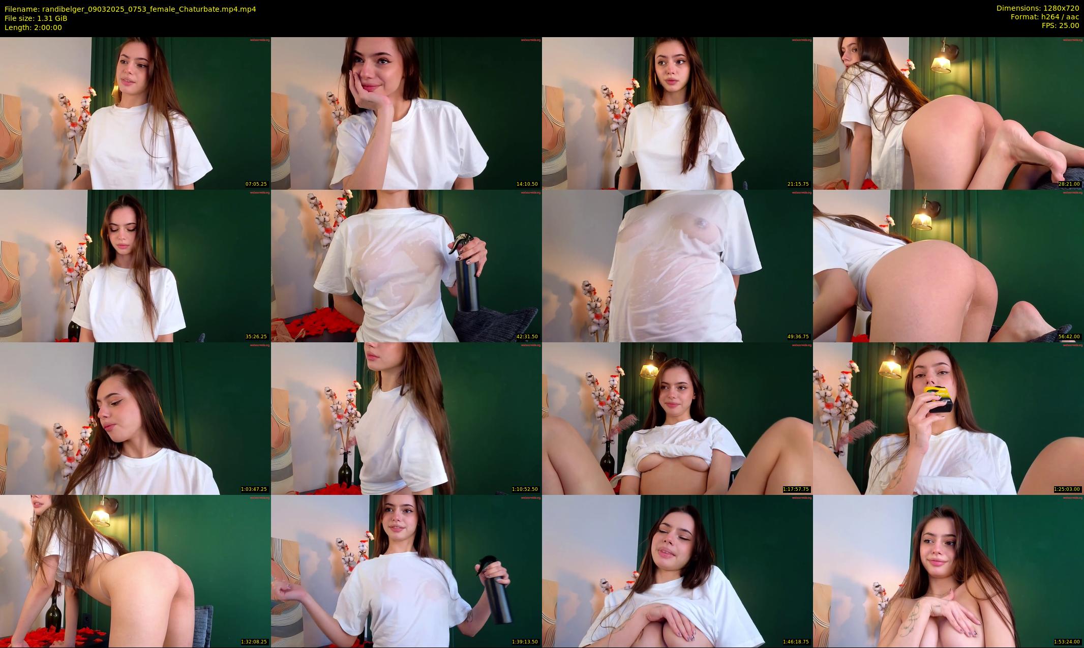 randibelger — 120 minute Chaturbate female cam show recording, 720p, Mar 9, 2025