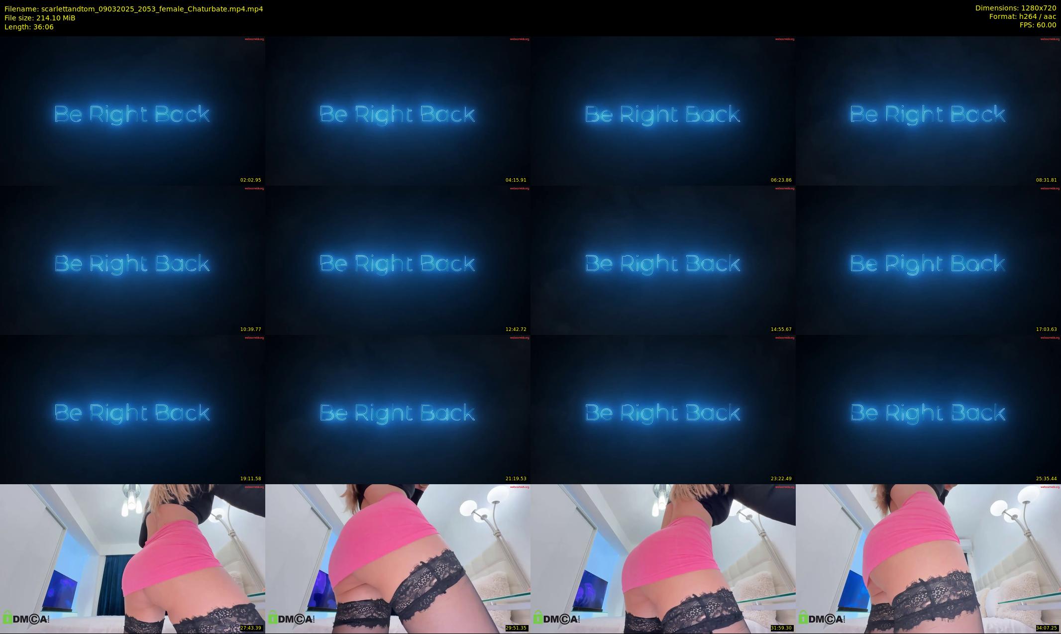 scarlettandtom — 37 minute Chaturbate couple cam show recording, 720p, Mar 9, 2025