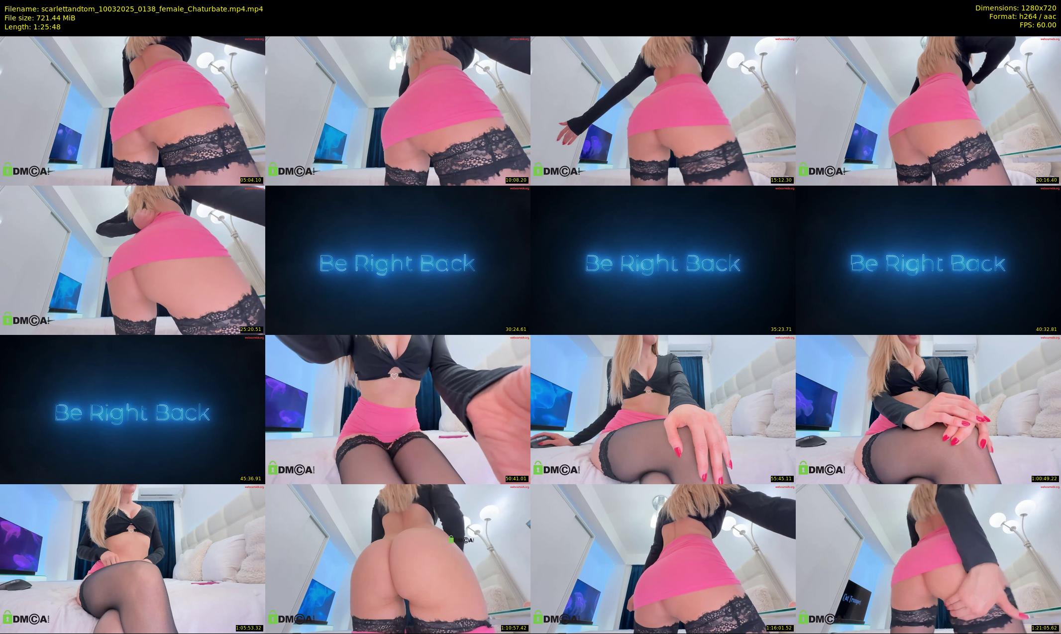 scarlettandtom — 86 minute Chaturbate couple cam show recording, 720p, Mar 10, 2025