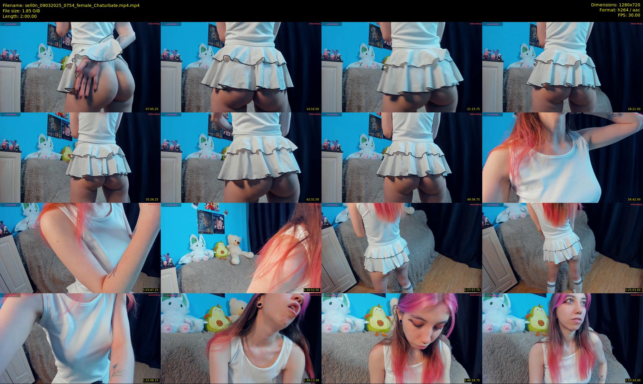 sell0n — 120 minute Chaturbate female cam show recording, 720p, Mar 9, 2025