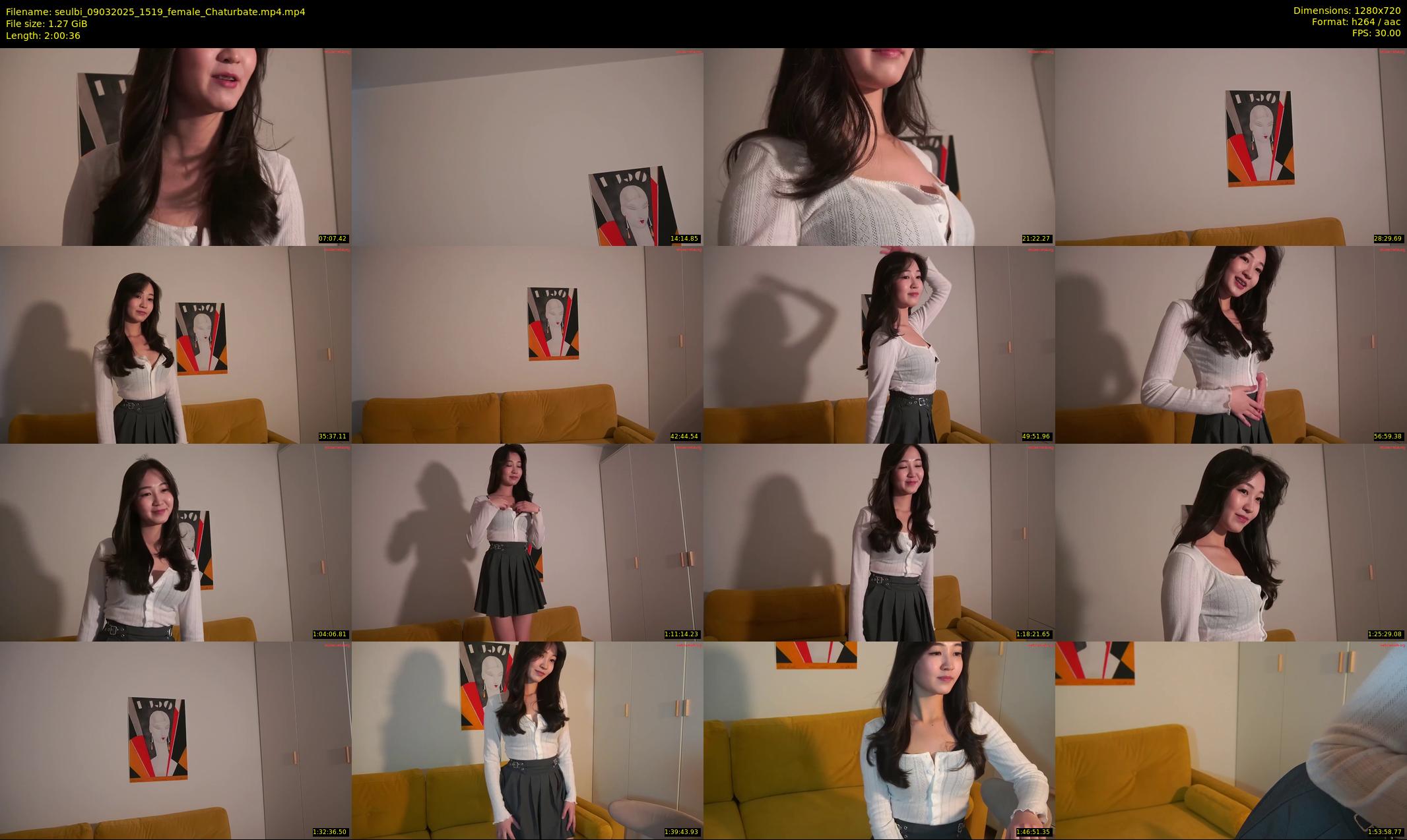 seulbi — 121 minute Chaturbate female cam show recording, 720p, Mar 9, 2025