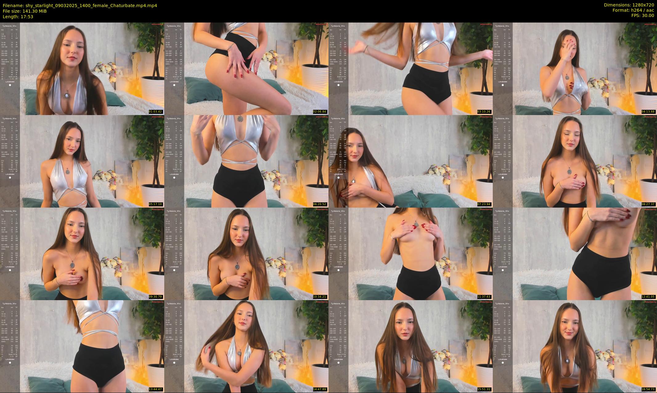 shy_starlight — 18 minute Chaturbate female cam show recording, 720p, Mar 9, 2025