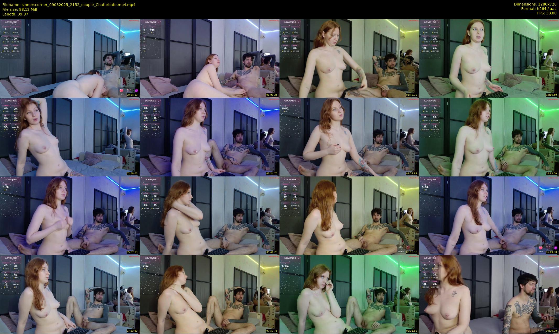 sinnerscorner — 10 minute Chaturbate couple cam show recording, 720p, Mar 9, 2025