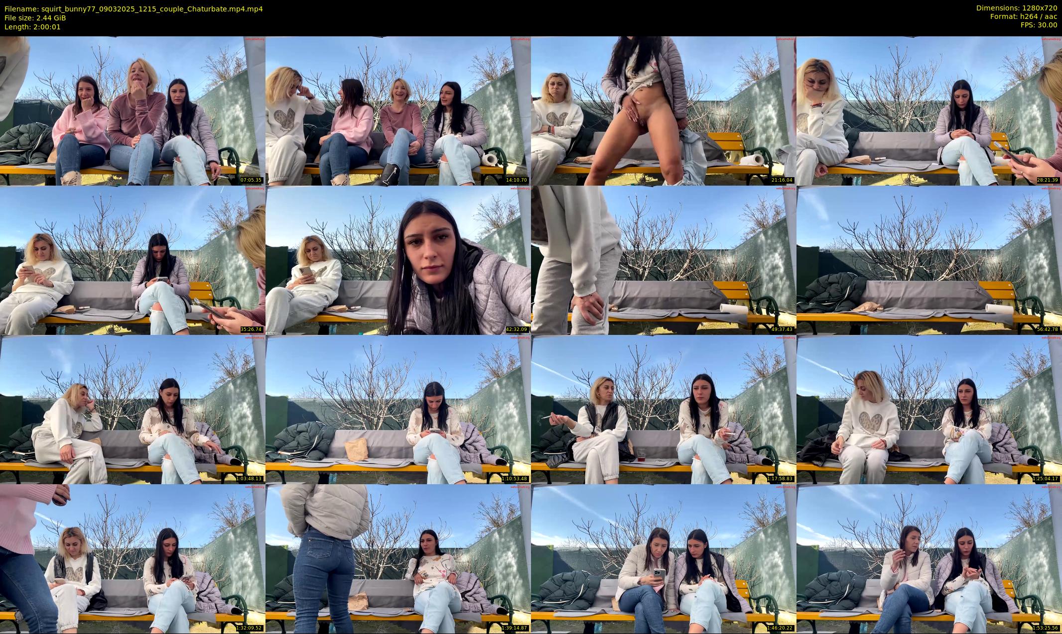 squirt_bunny77 — 121 minute Chaturbate couple cam show recording, 720p, Mar 9, 2025