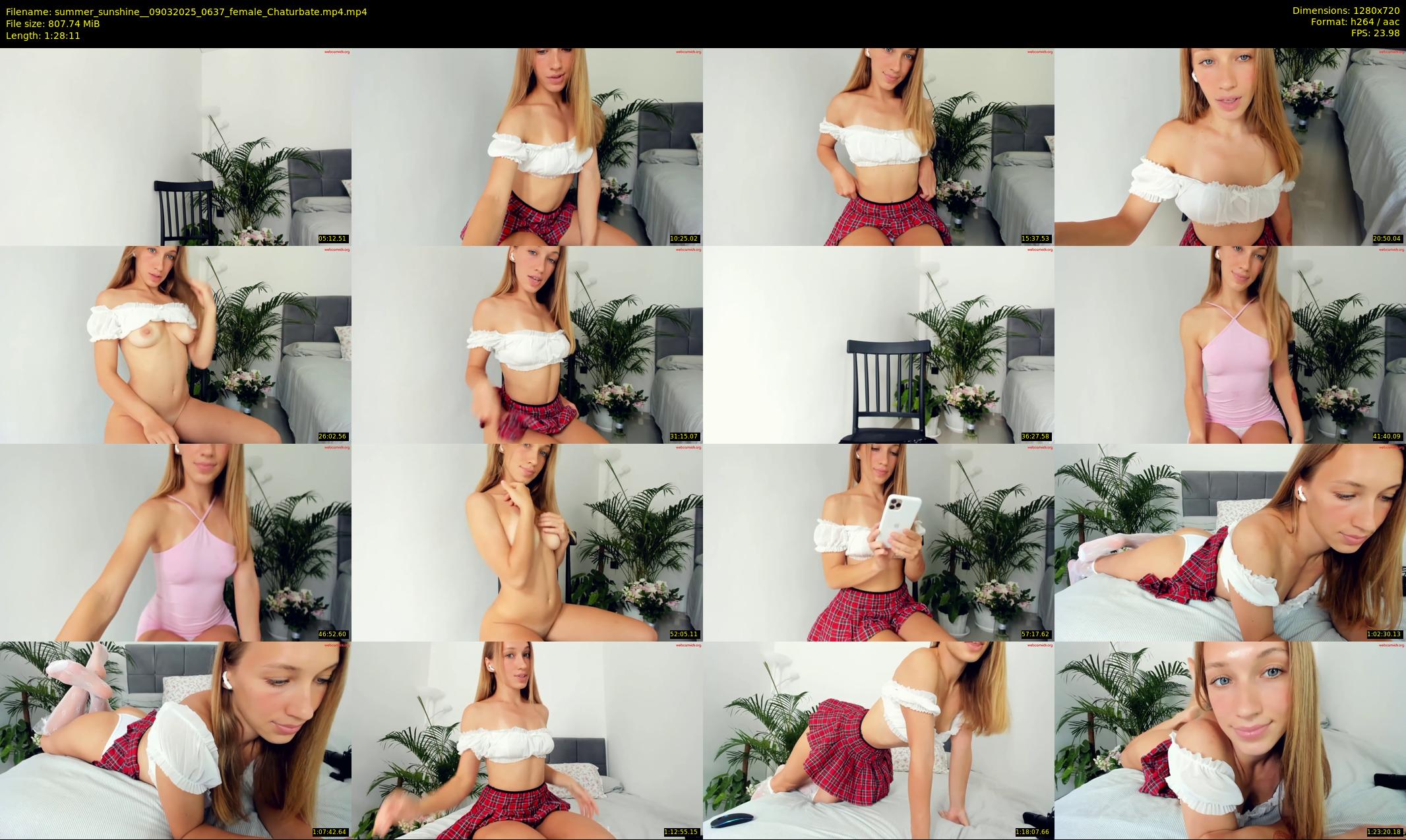 summer_sunshine_ — 89 minute Chaturbate female cam show recording, 720p, Mar 9, 2025