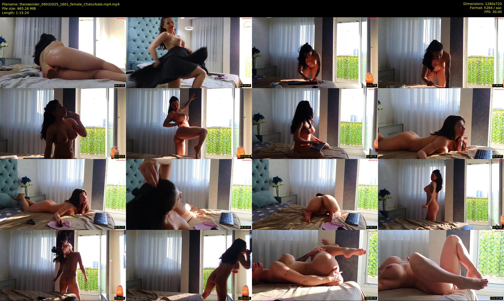 theowonder — 76 minute Chaturbate female cam show recording, 720p, Mar 9, 2025