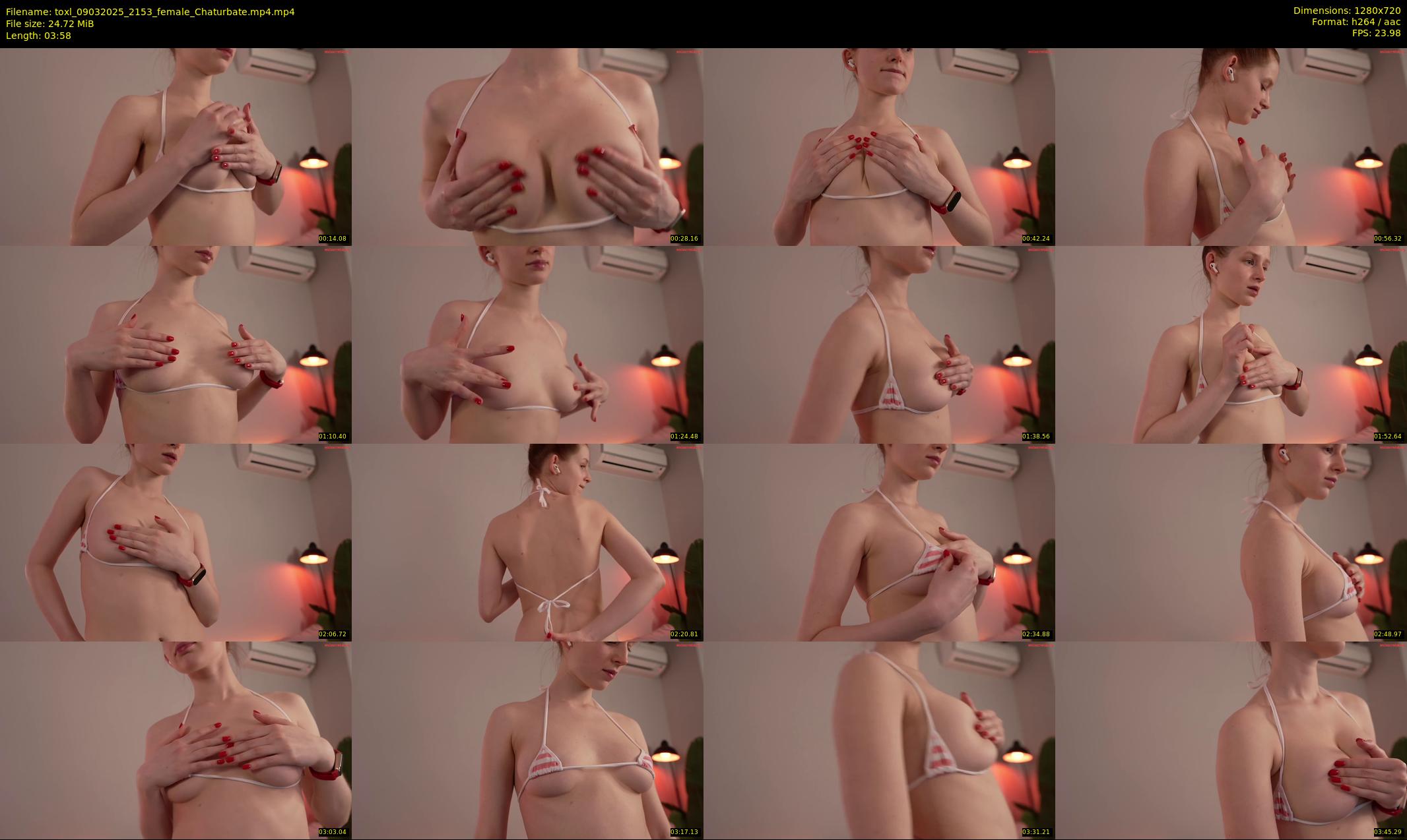 toxl — 4 minute Chaturbate female cam show recording, 720p, Mar 9, 2025