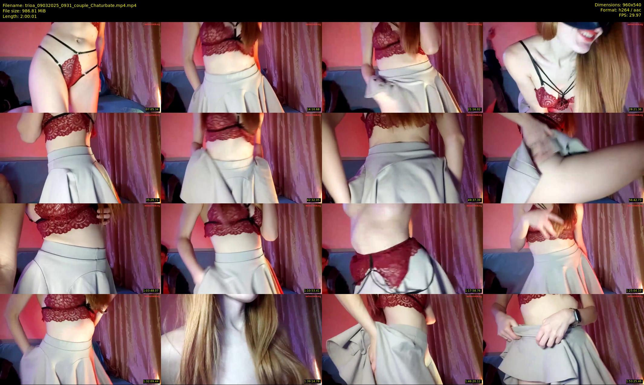 trioa — 121 minute Chaturbate couple cam show recording, 480p, Mar 9, 2025