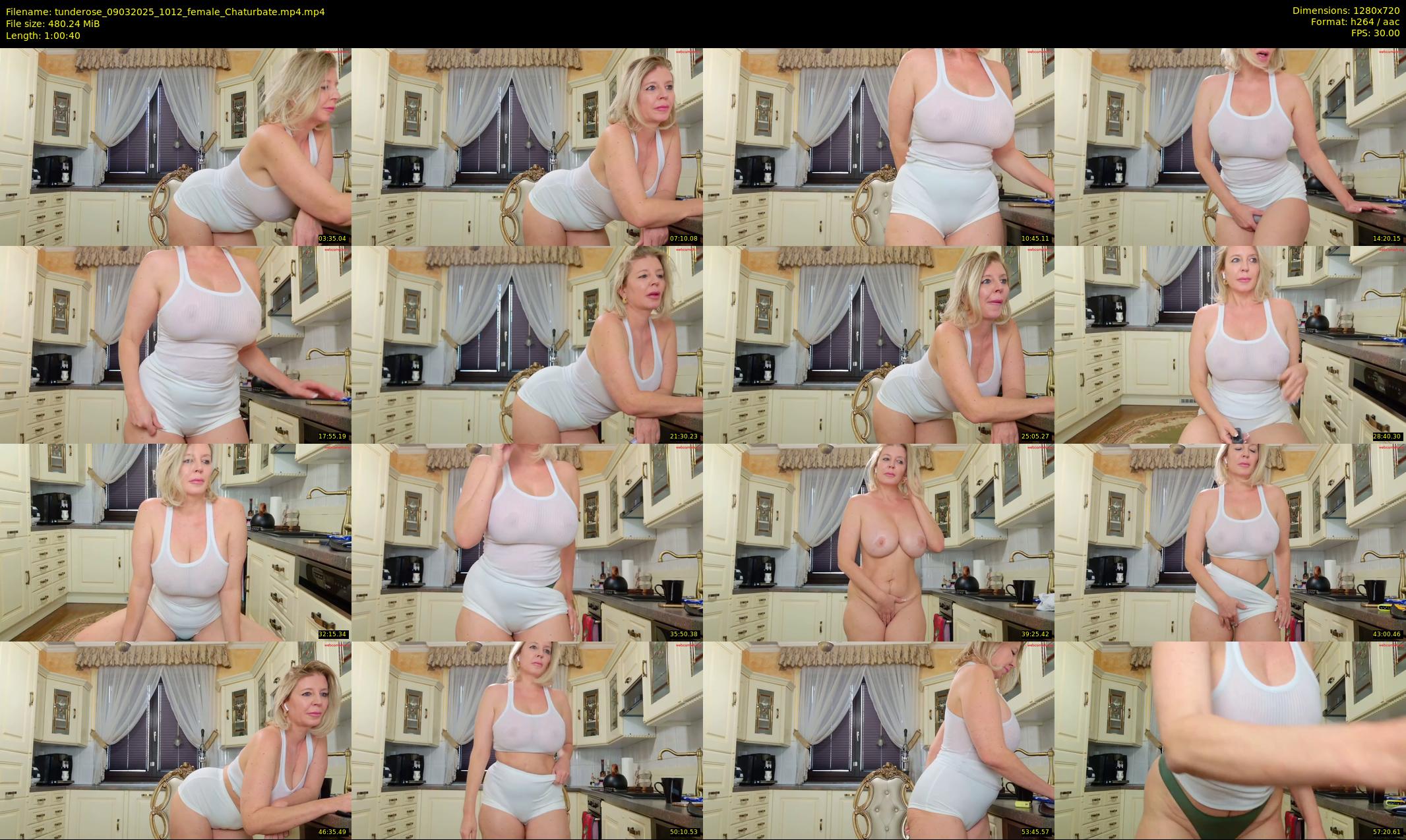 tunderose — 61 minute Chaturbate female cam show recording, 720p, Mar 9, 2025