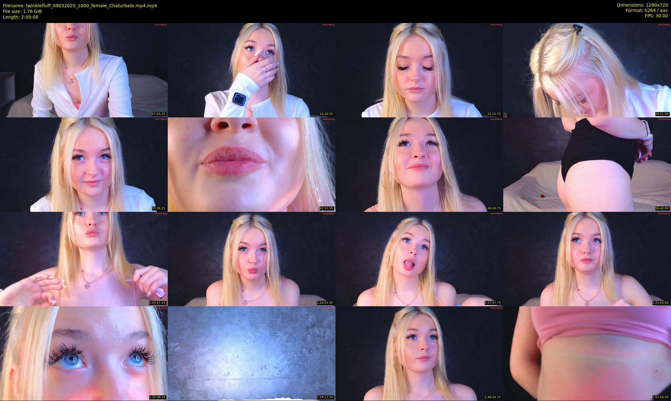 twinklefluff — 120 minute Chaturbate female cam show recording, 720p, Mar 9, 2025