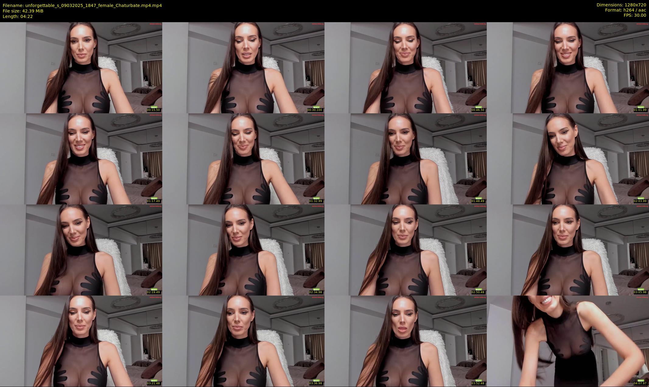 unforgettable_s — 5 minute Chaturbate female cam show recording, 720p, Mar 9, 2025