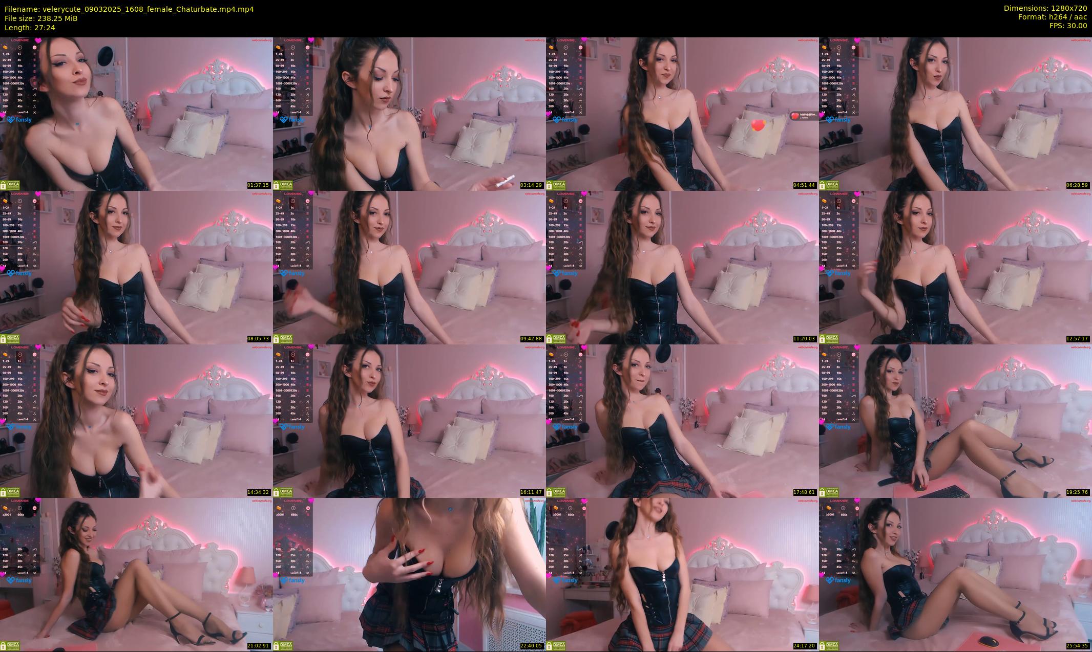 velerycute — 28 minute Chaturbate female cam show recording, 720p, Mar 9, 2025