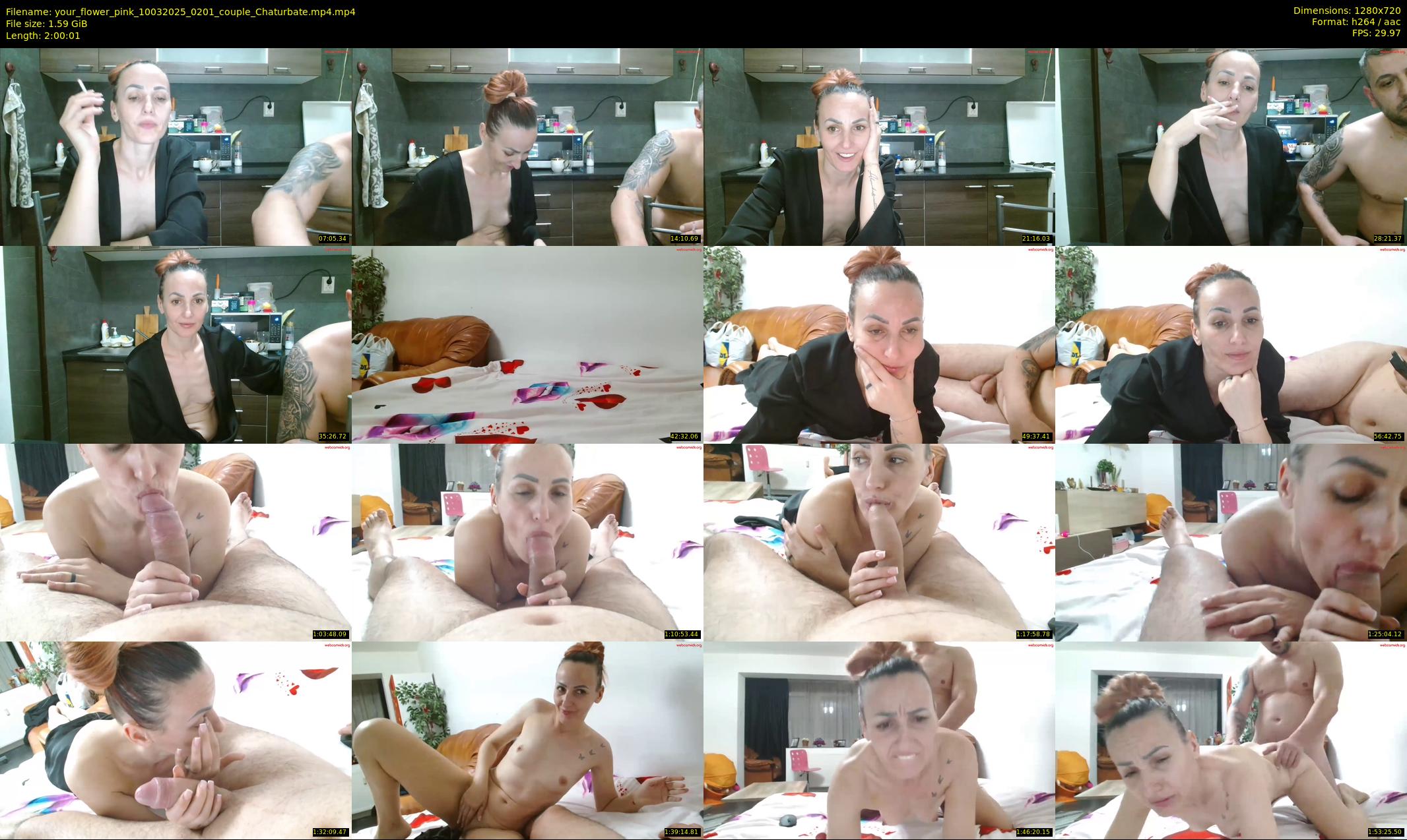 your_flower_pink — 121 minute Chaturbate couple cam show recording, 720p, Mar 10, 2025