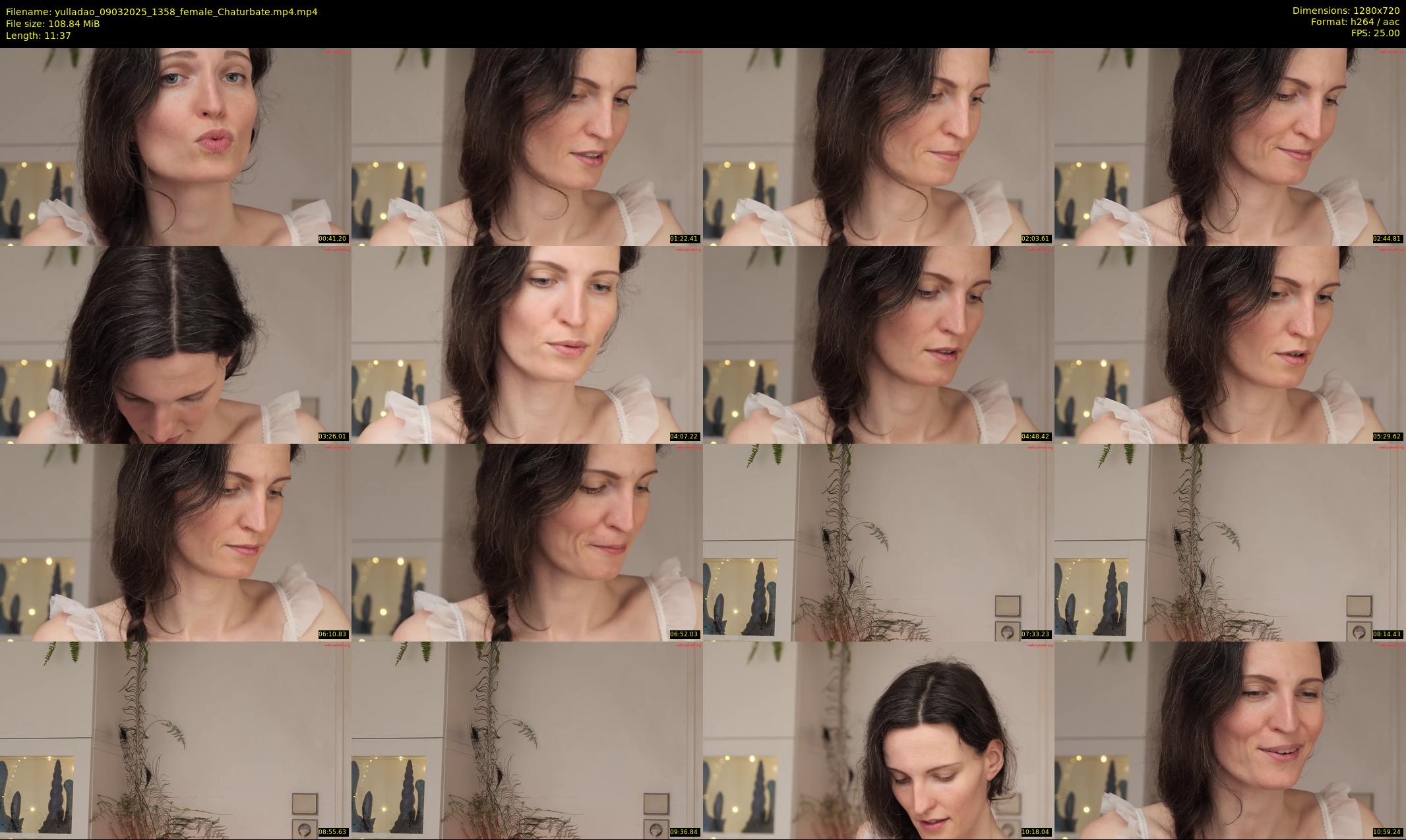 yulladao — 12 minute Chaturbate female cam show recording, 720p, Mar 9, 2025