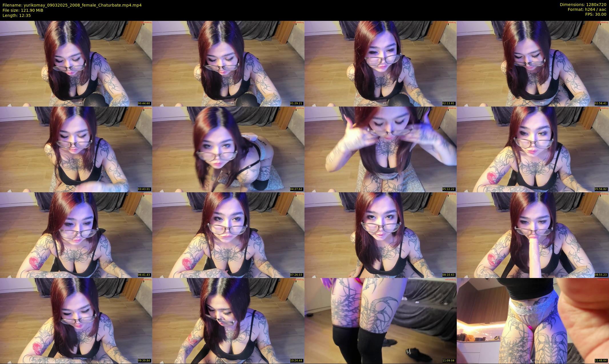yurikomay — 13 minute Chaturbate female cam show recording, 720p, Mar 9, 2025