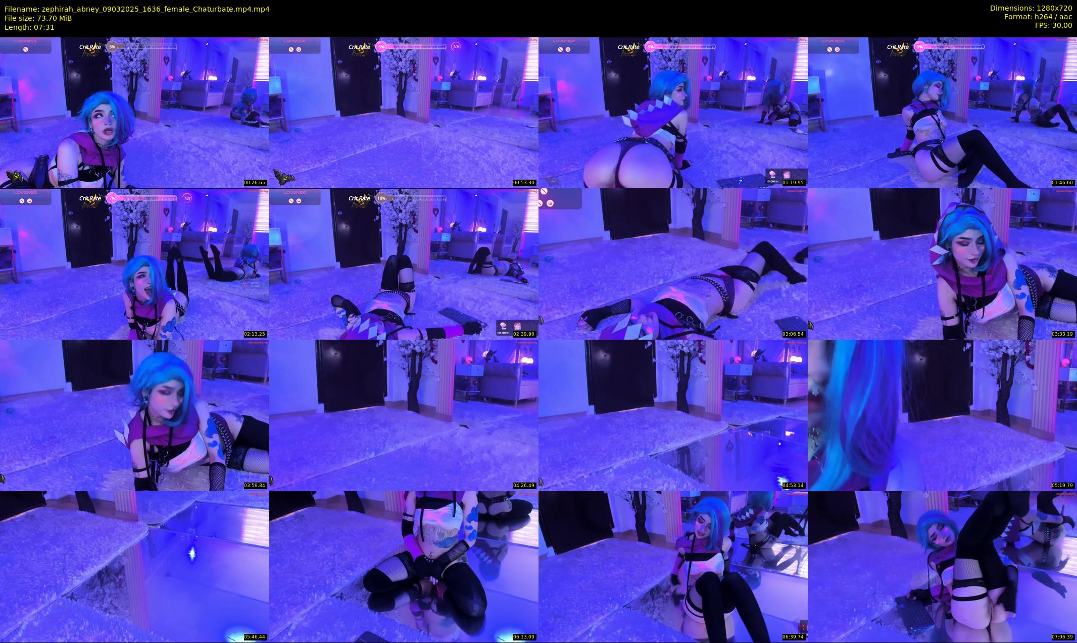 zephirah_abney — 8 minute Chaturbate female cam show recording, 720p, Mar 9, 2025