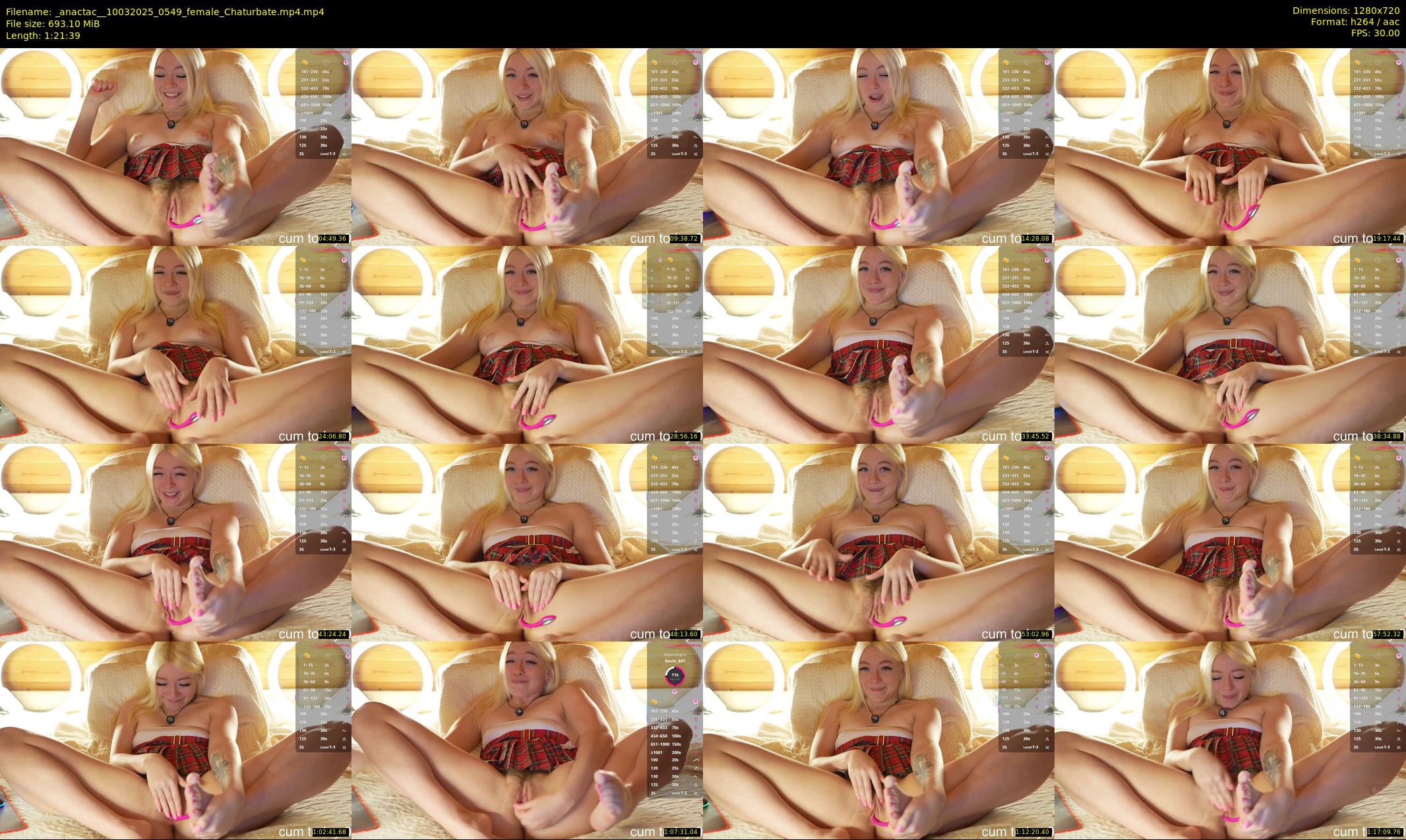 _anactac_ — 82 minute Chaturbate female cam show recording, 720p, Mar 10, 2025