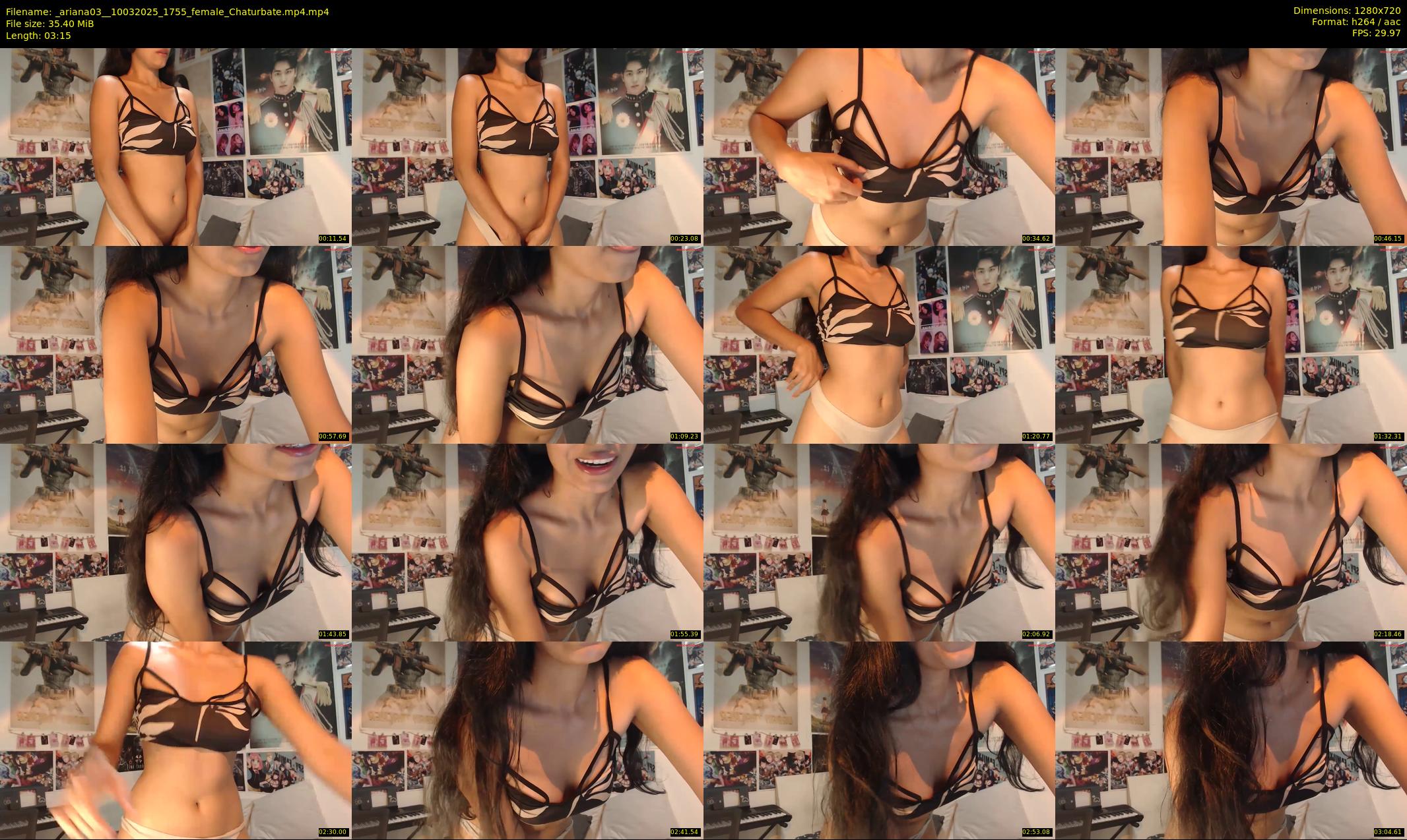 _ariana03_ — 4 minute Chaturbate female cam show recording, 720p, Mar 10, 2025