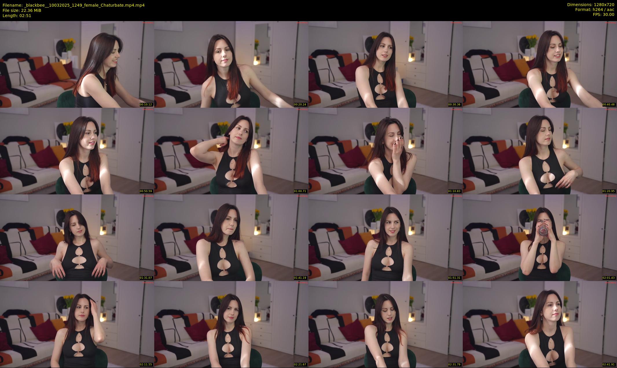 _blackbee_ — 3 minute Chaturbate female cam show recording, 720p, Mar 10, 2025