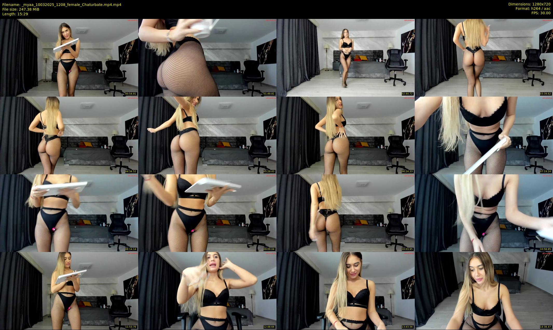 _myaa — 16 minute Chaturbate female cam show recording, 720p, Mar 10, 2025