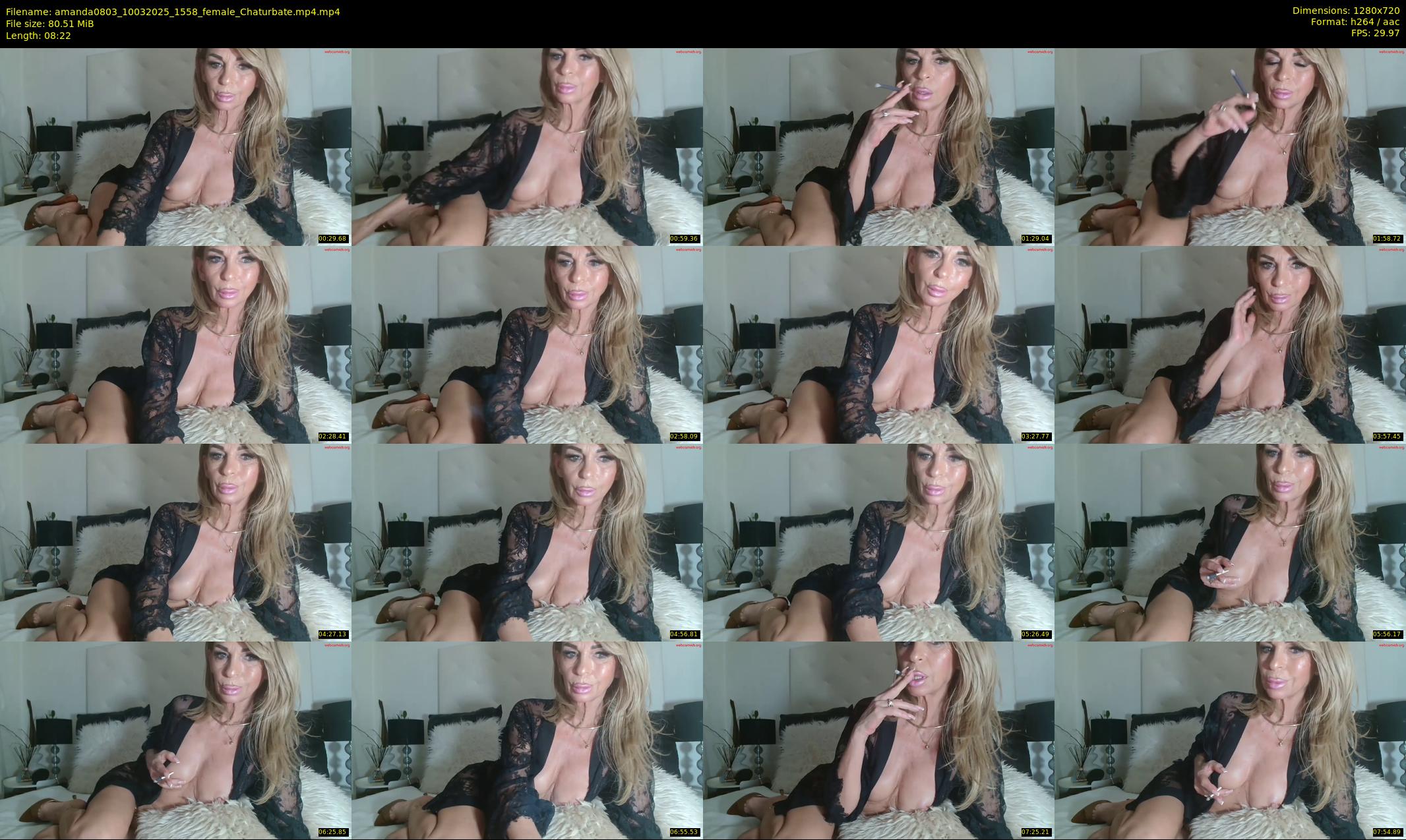 amanda0803 — 9 minute Chaturbate female cam show recording, 720p, Mar 10, 2025