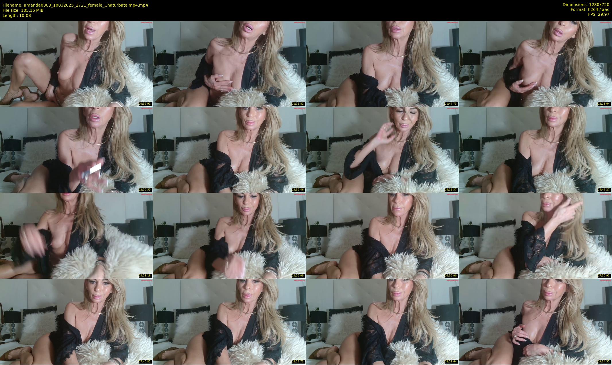 amanda0803 — 11 minute Chaturbate female cam show recording, 720p, Mar 10, 2025