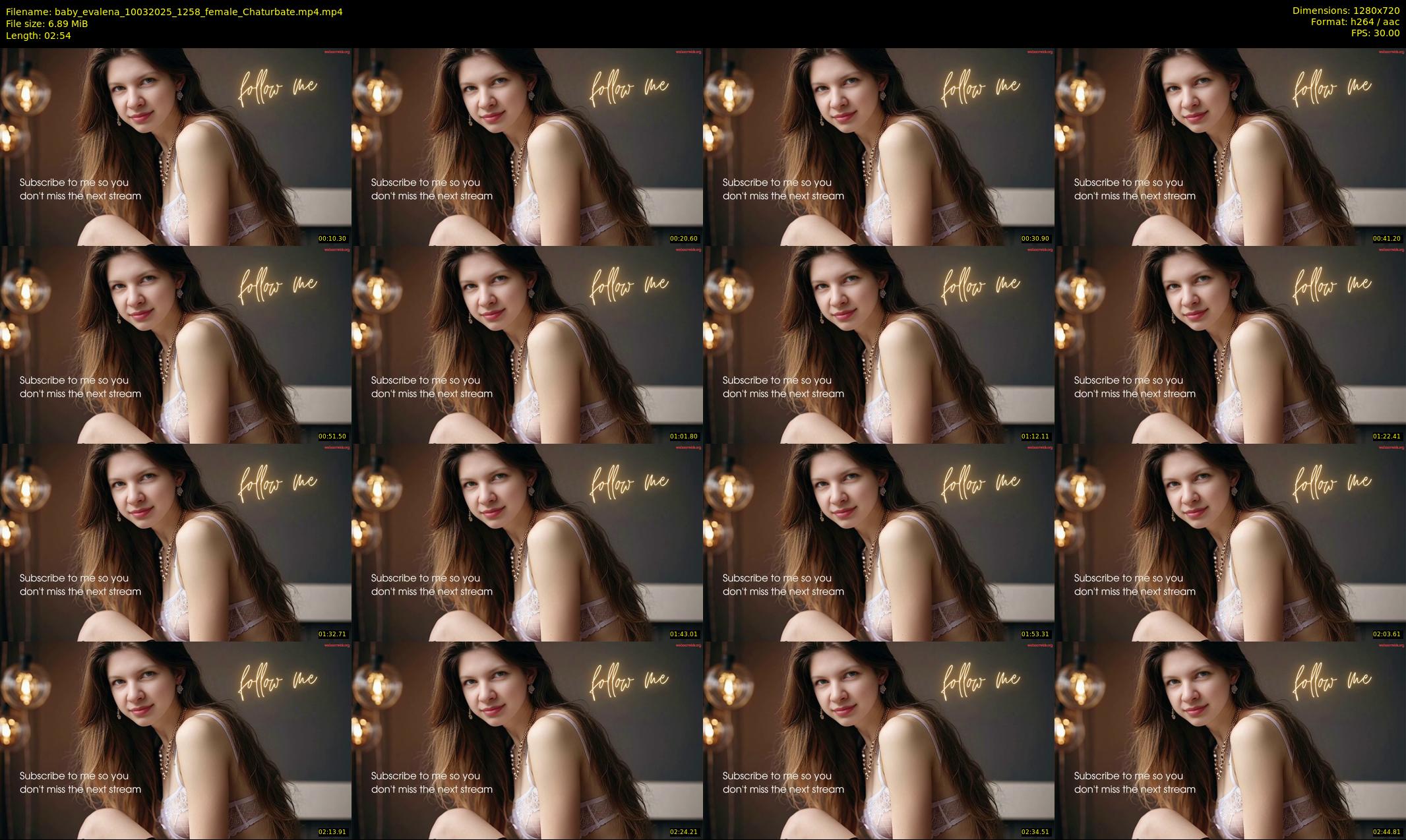 baby_evalena — 3 minute Chaturbate female cam show recording, 720p, Mar 10, 2025