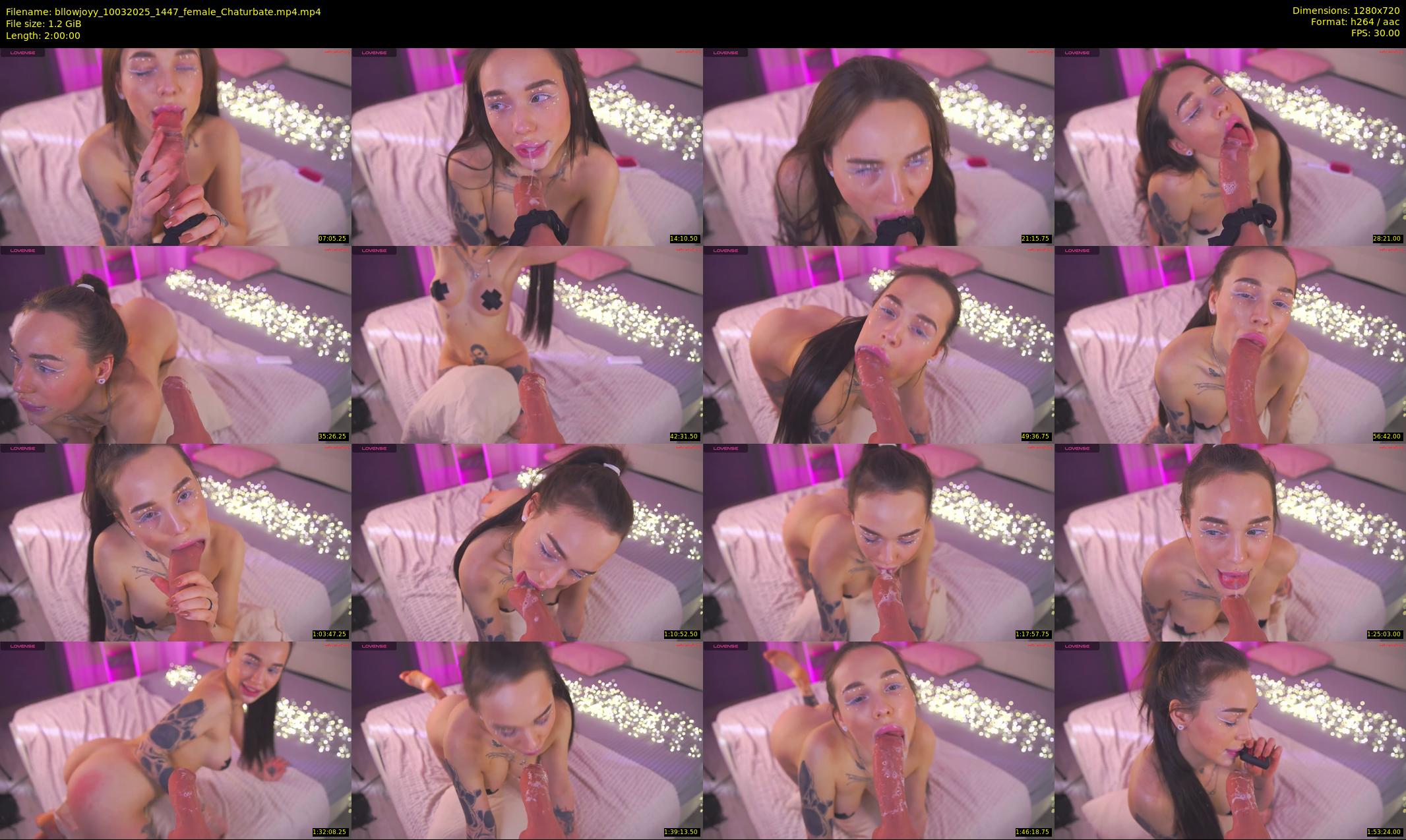 bllowjoyy — 120 minute Chaturbate female cam show recording, 720p, Mar 10, 2025