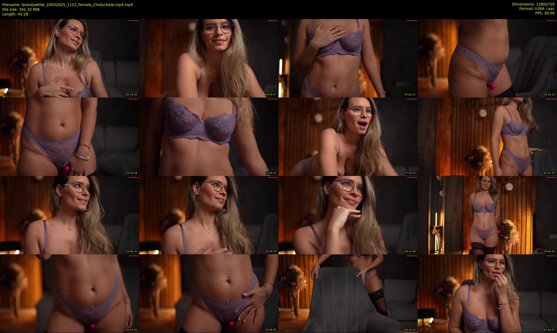 brandywhite — 44 minute Chaturbate female cam show recording, 720p, Mar 10, 2025